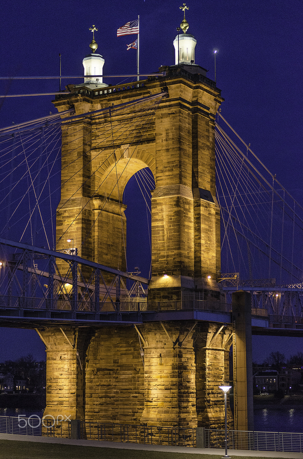 Nikon D7000 sample photo. Roebling bridge photography