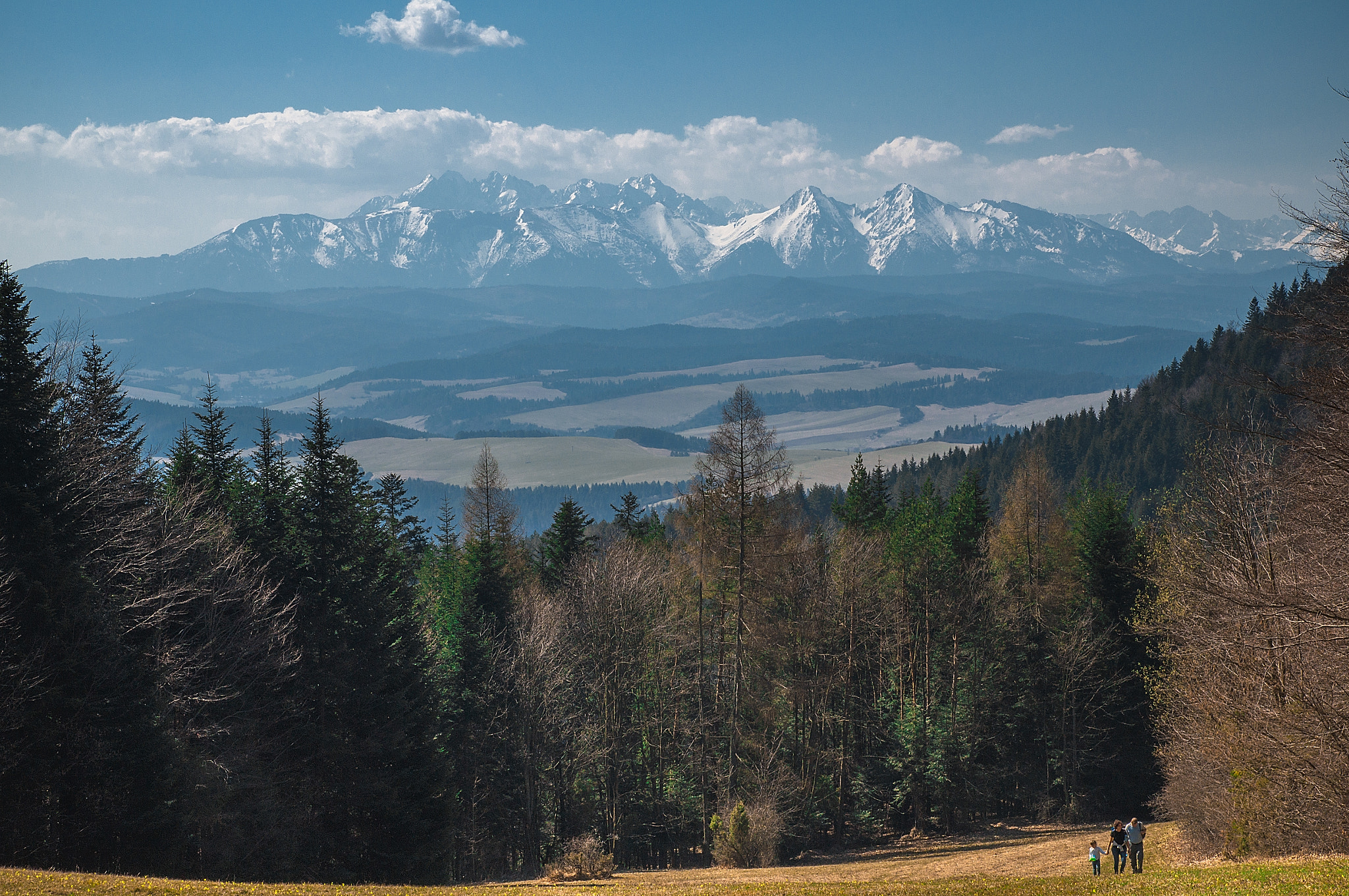 Sony SLT-A57 sample photo. The tatra mountains seen from pieniny photography