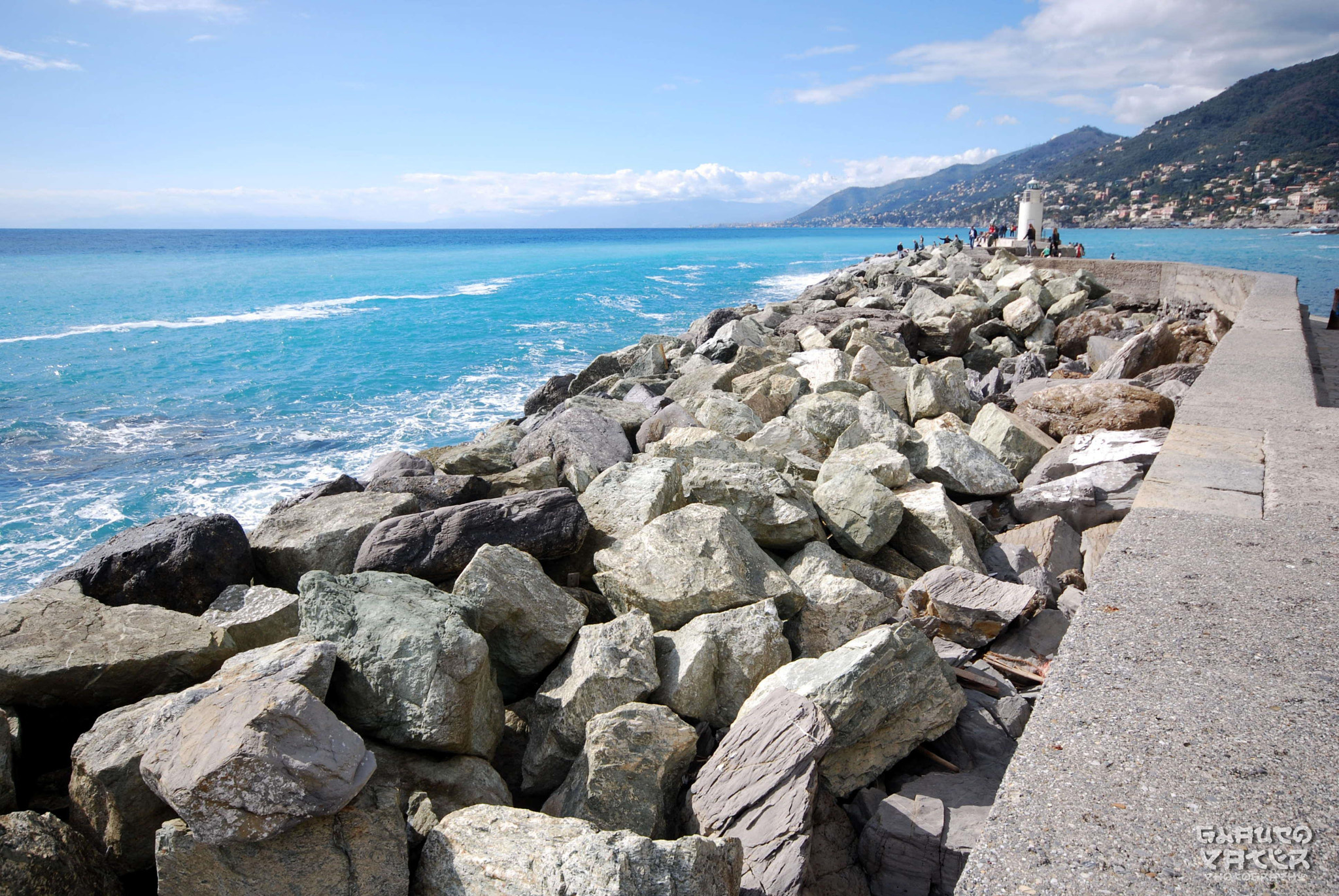 Nikon D60 sample photo. Camogli after the storm photography