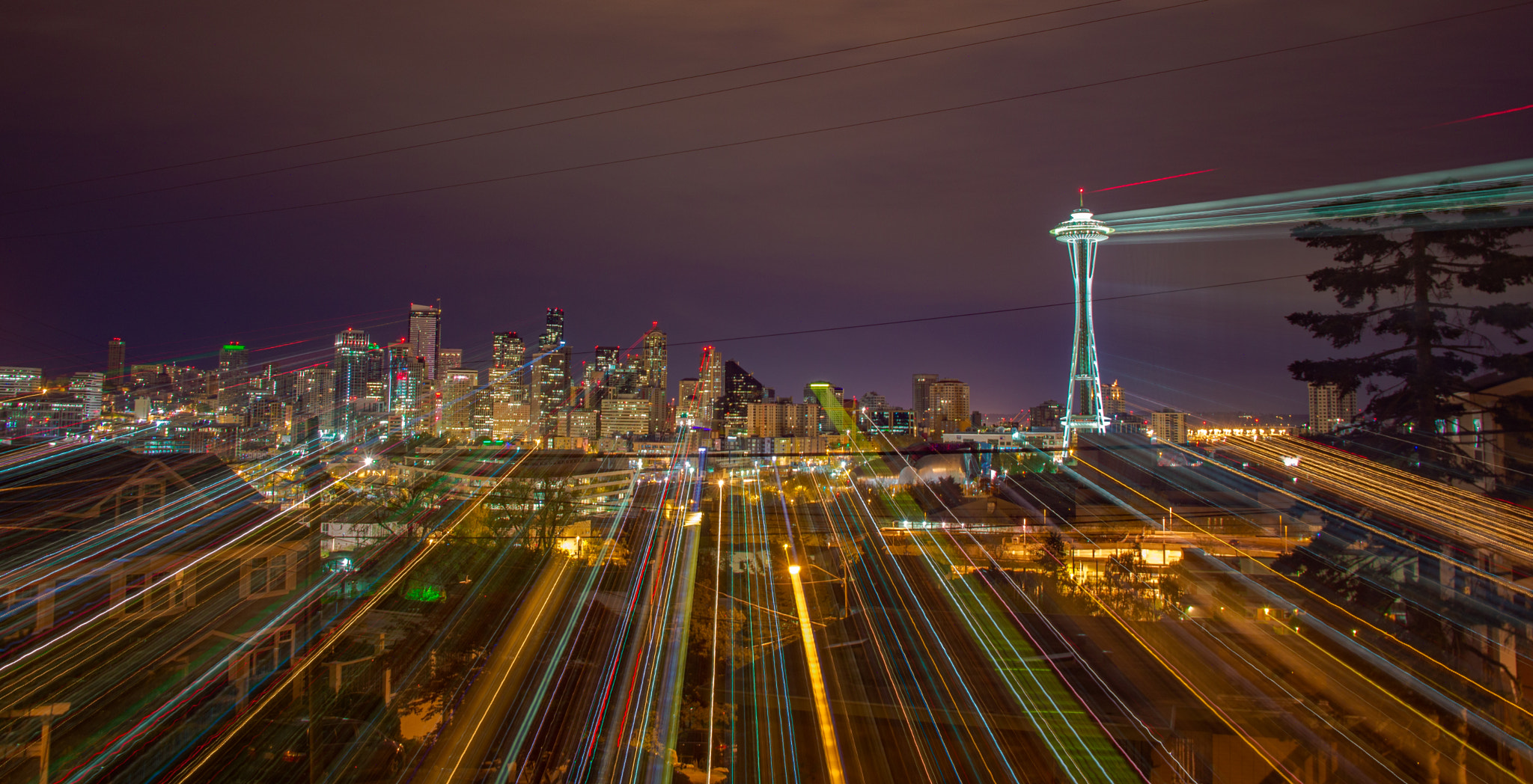 Nikon D600 sample photo. Cascading light travels - seattle photography