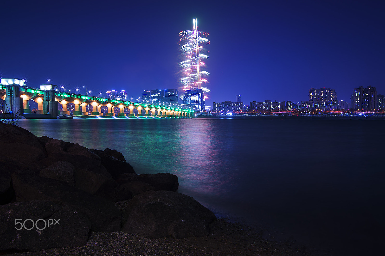 Nikon D610 sample photo. Lotte world tower photography