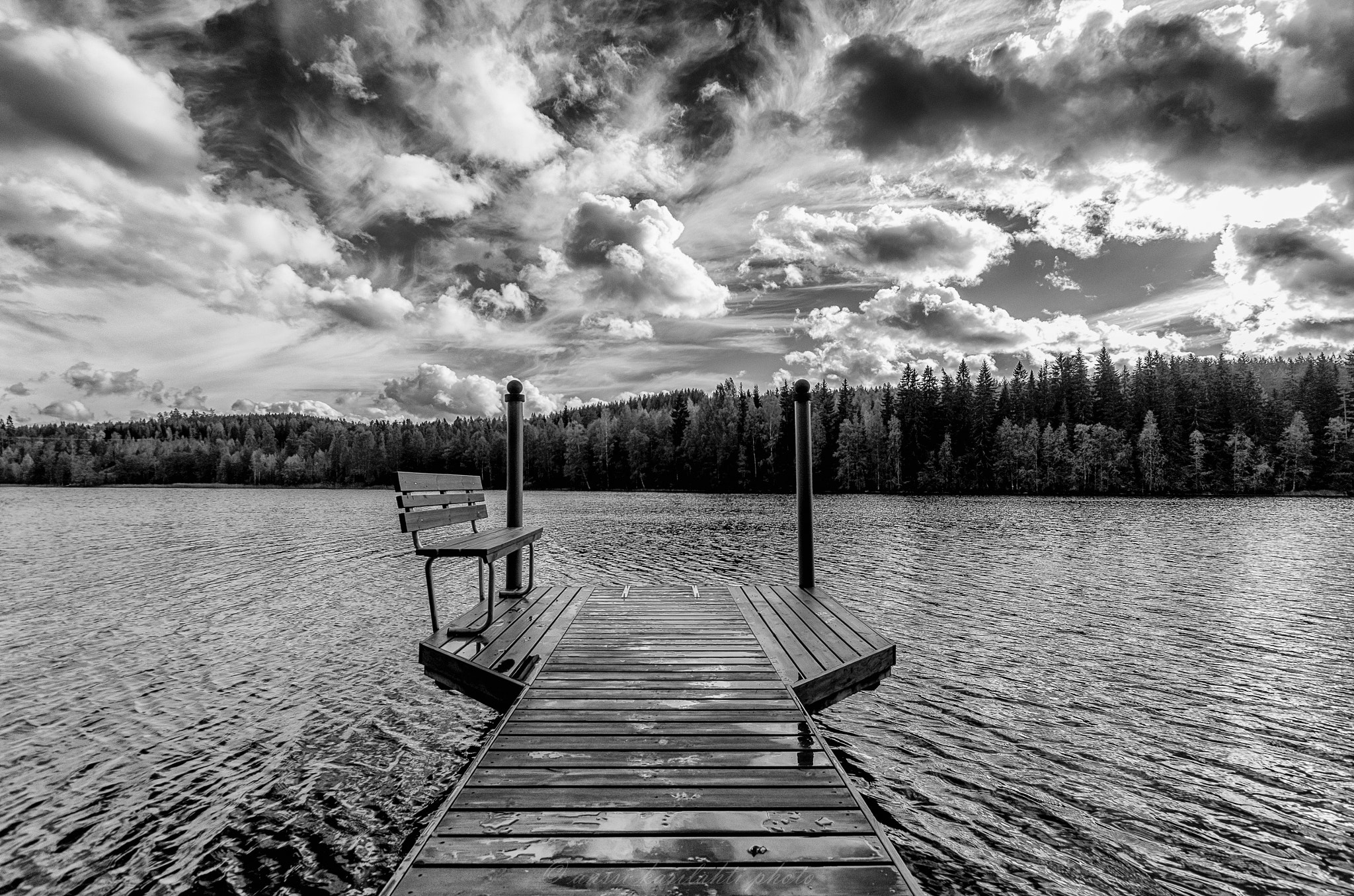 Nikon D7000 + Sigma 10-20mm F3.5 EX DC HSM sample photo. Bw sky photography