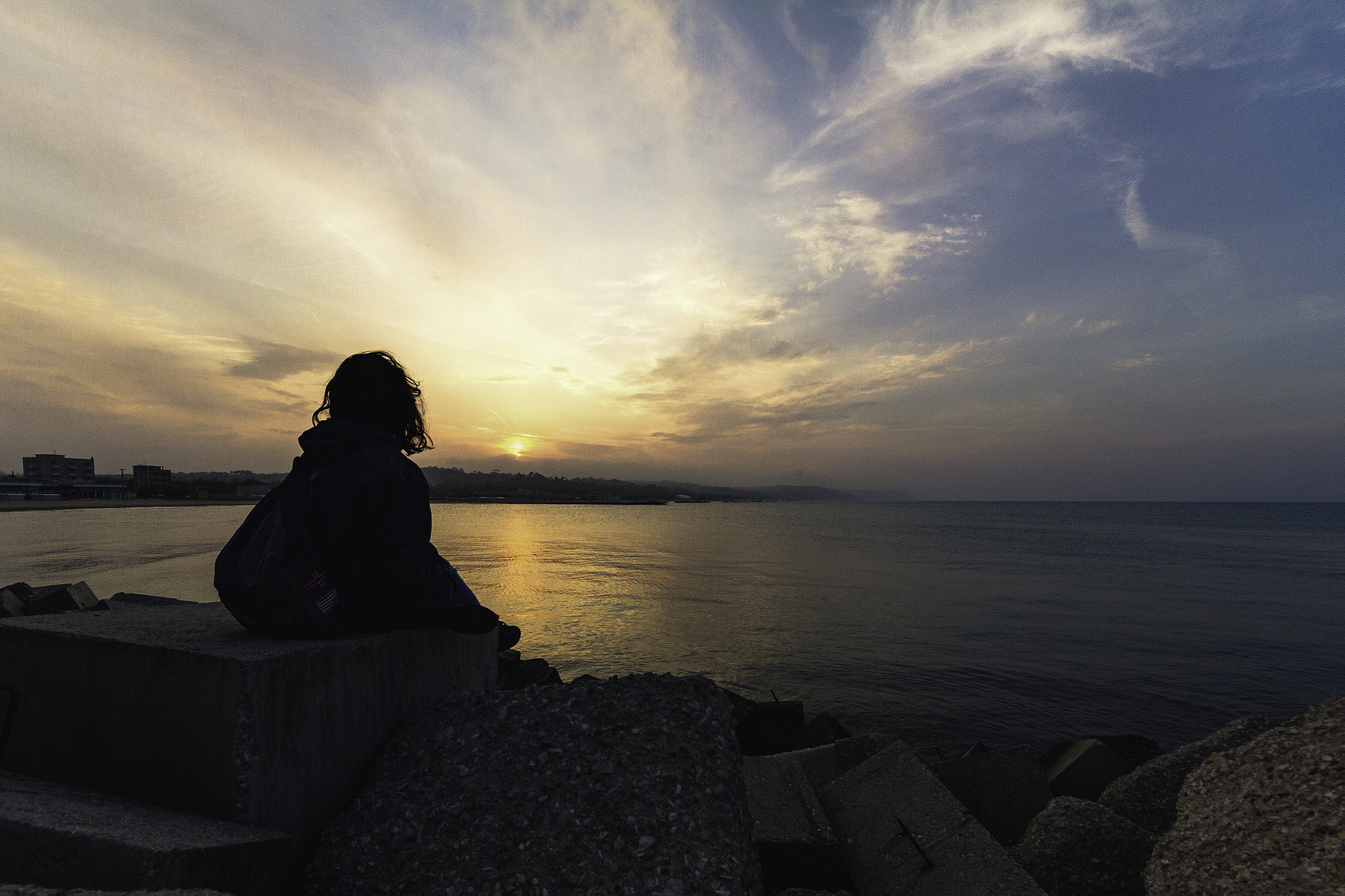 Canon EOS 7D + Sigma 8-16mm F4.5-5.6 DC HSM sample photo. Sunset in fano photography