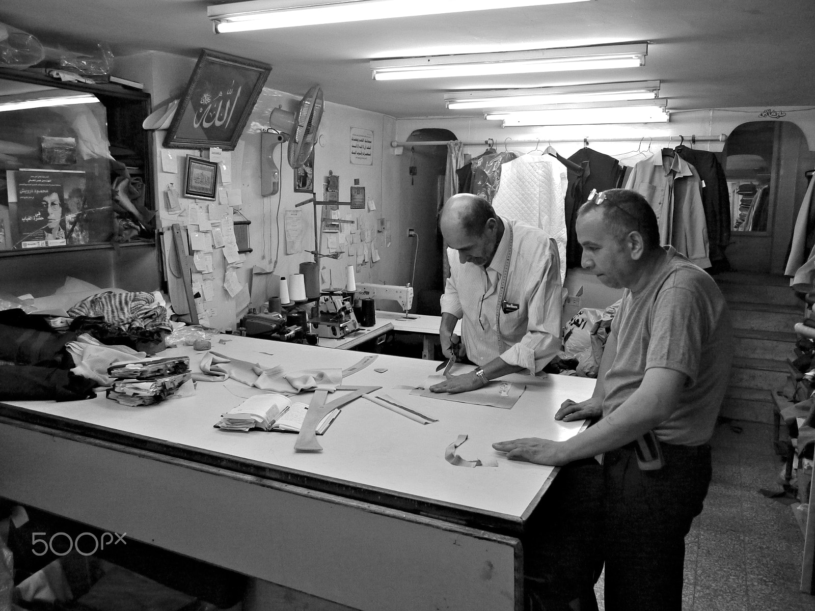 Panasonic Lumix DMC-G1 sample photo. Tailors in jebel al weibdeh photography