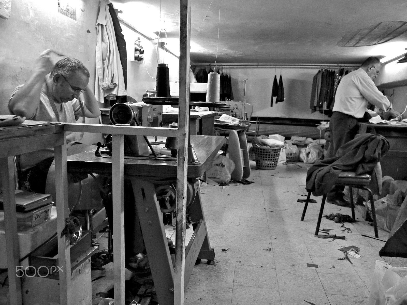Panasonic Lumix DMC-G1 sample photo. Tailors in jebel al weibdeh photography