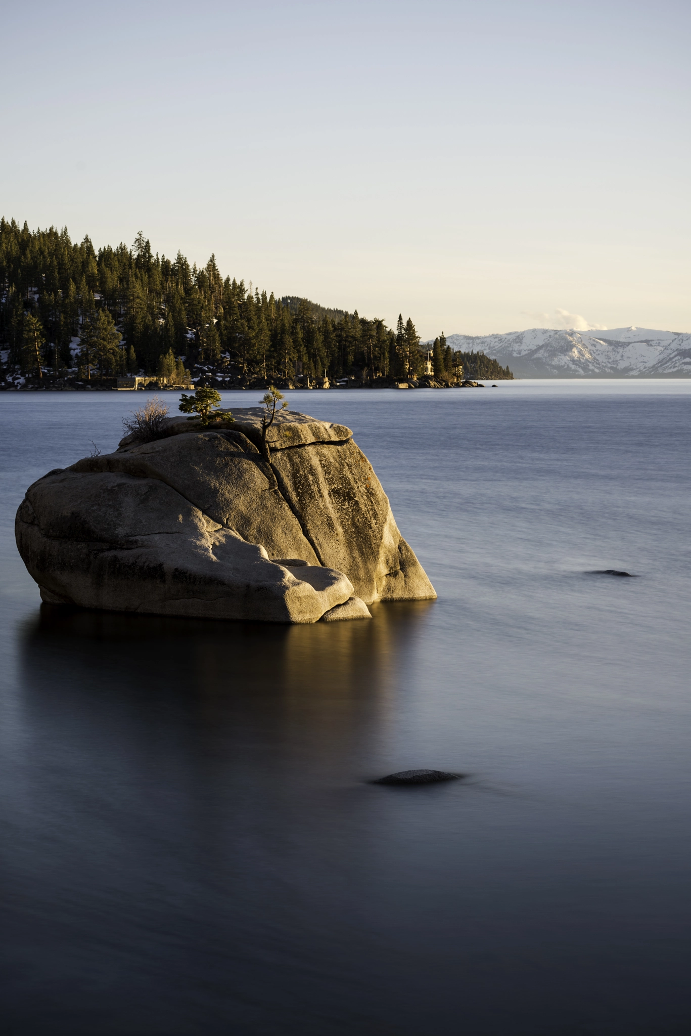 Nikon D800 sample photo. Bonsai rock at suset, lake tahoe nv photography