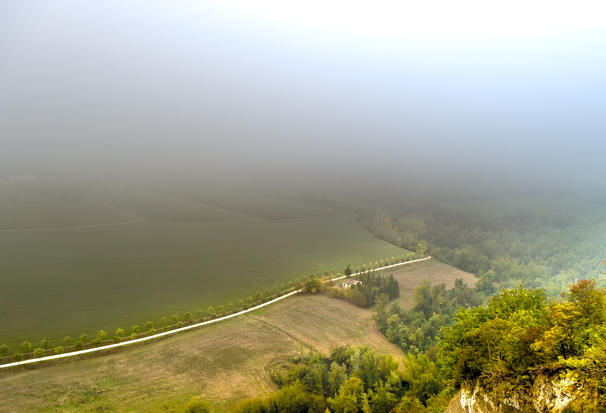 Panasonic Lumix DMC-G6 sample photo. The road of baccagnano from monte paolo belvedere photography
