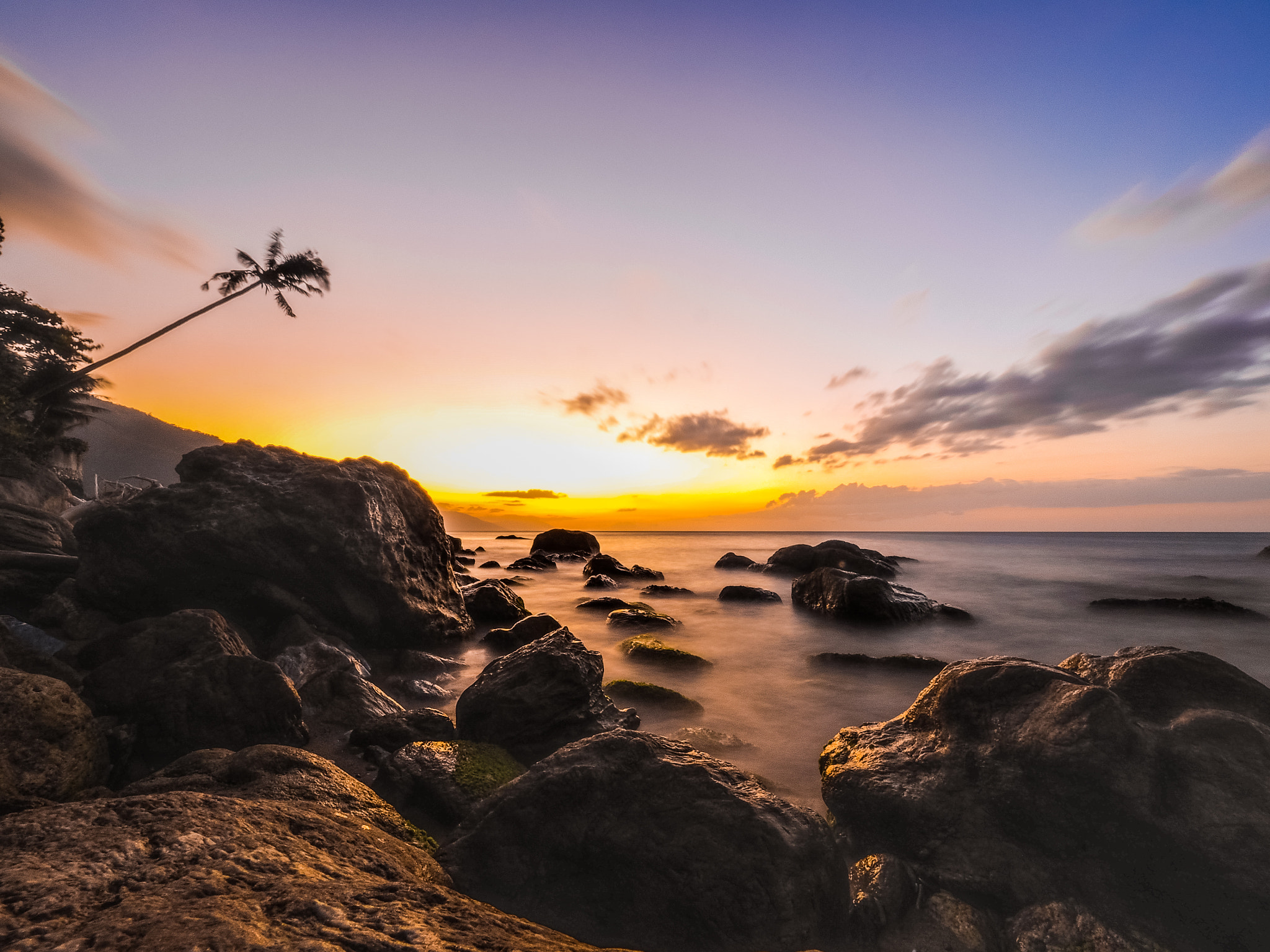 Olympus OM-D E-M10 sample photo. Boulder tripods and a sunset photography