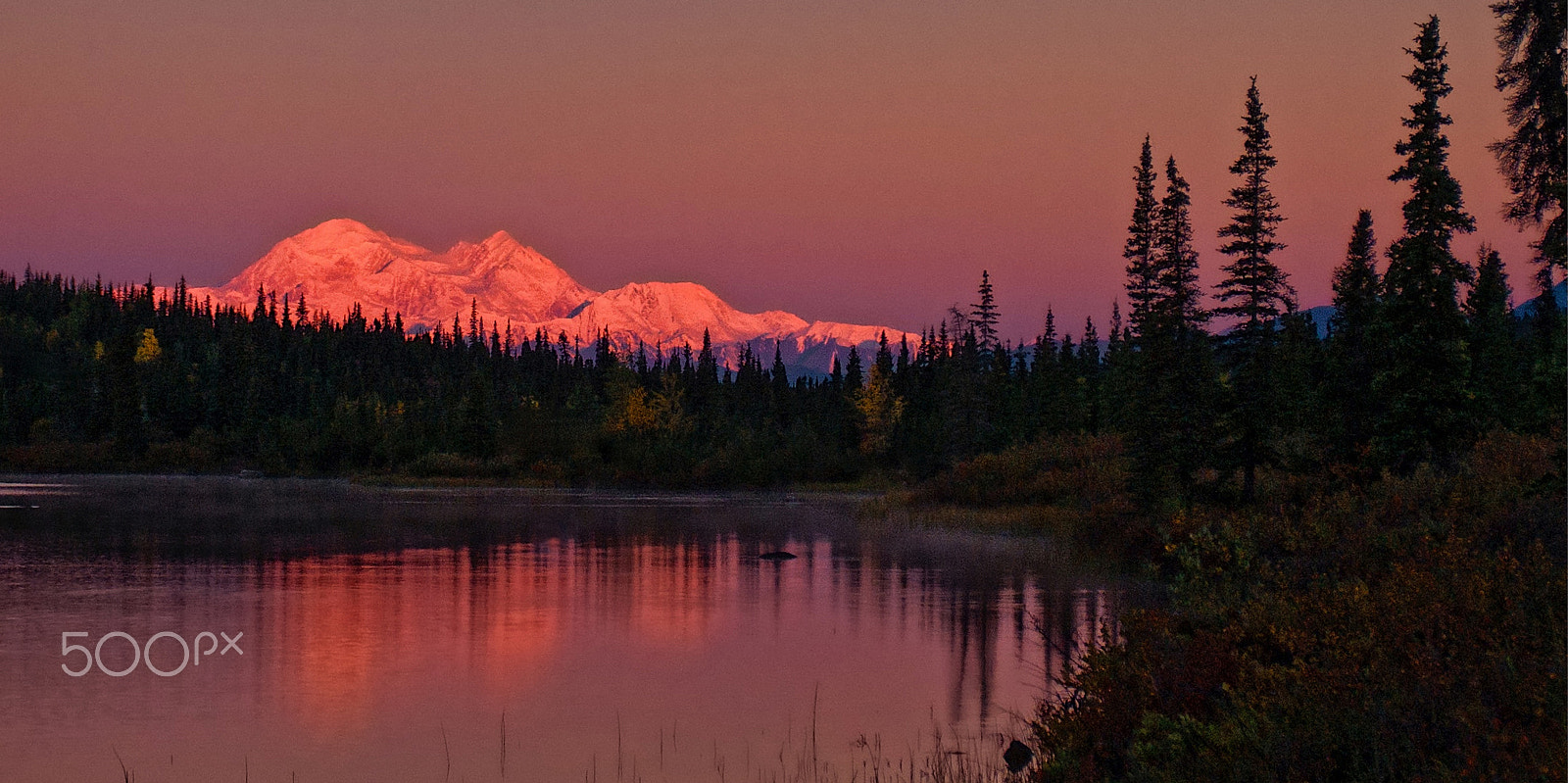 Canon POWERSHOT PRO1 sample photo. Denali sunrise photography