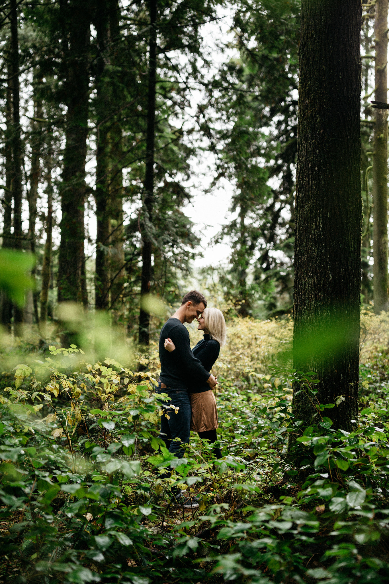 Canon EF 35mm F1.4L II USM sample photo. Forest engagement photography