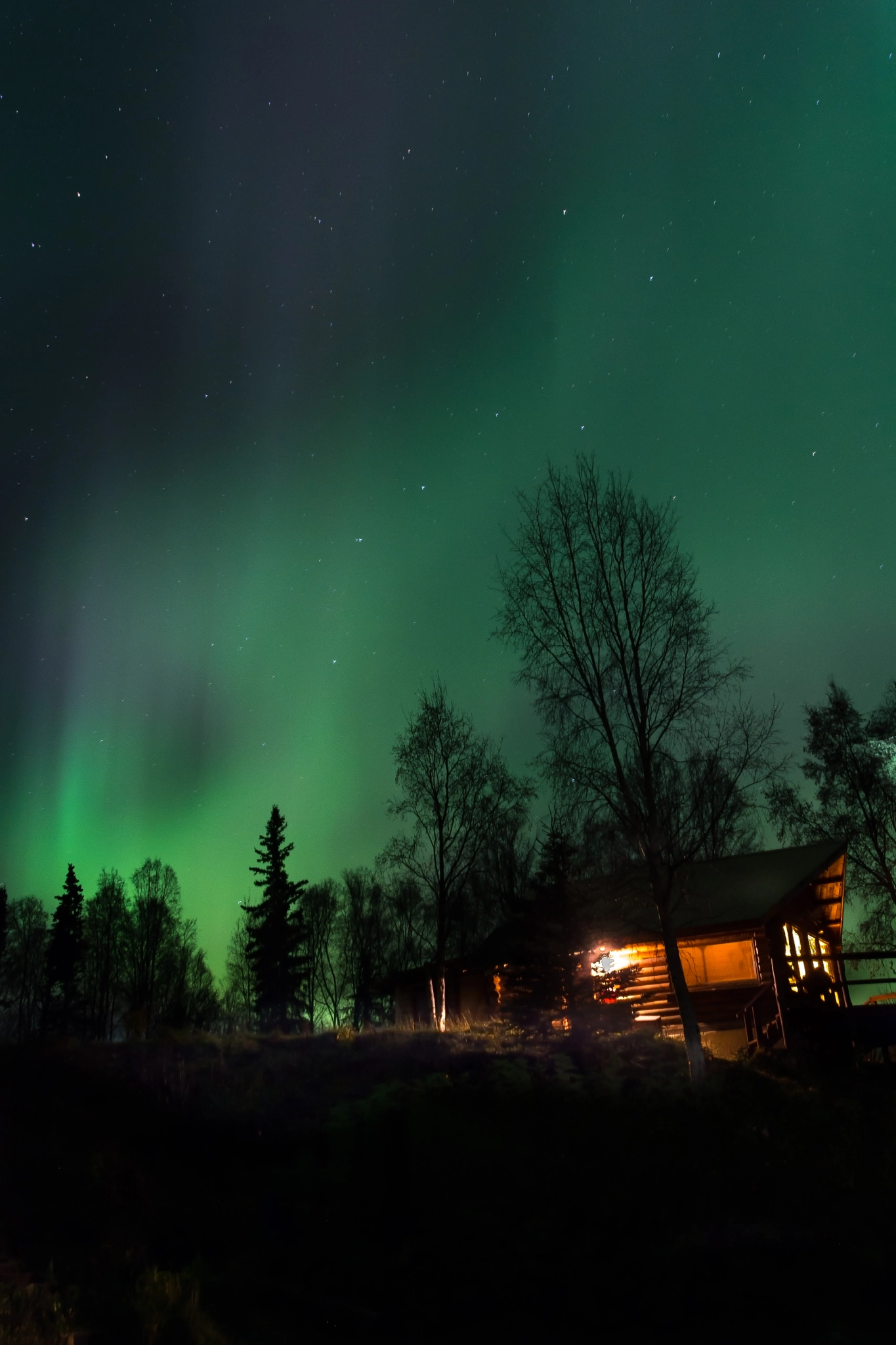 Sigma 18-250mm F3.5-6.3 DC Macro OS HSM sample photo. Northern lights photo photography