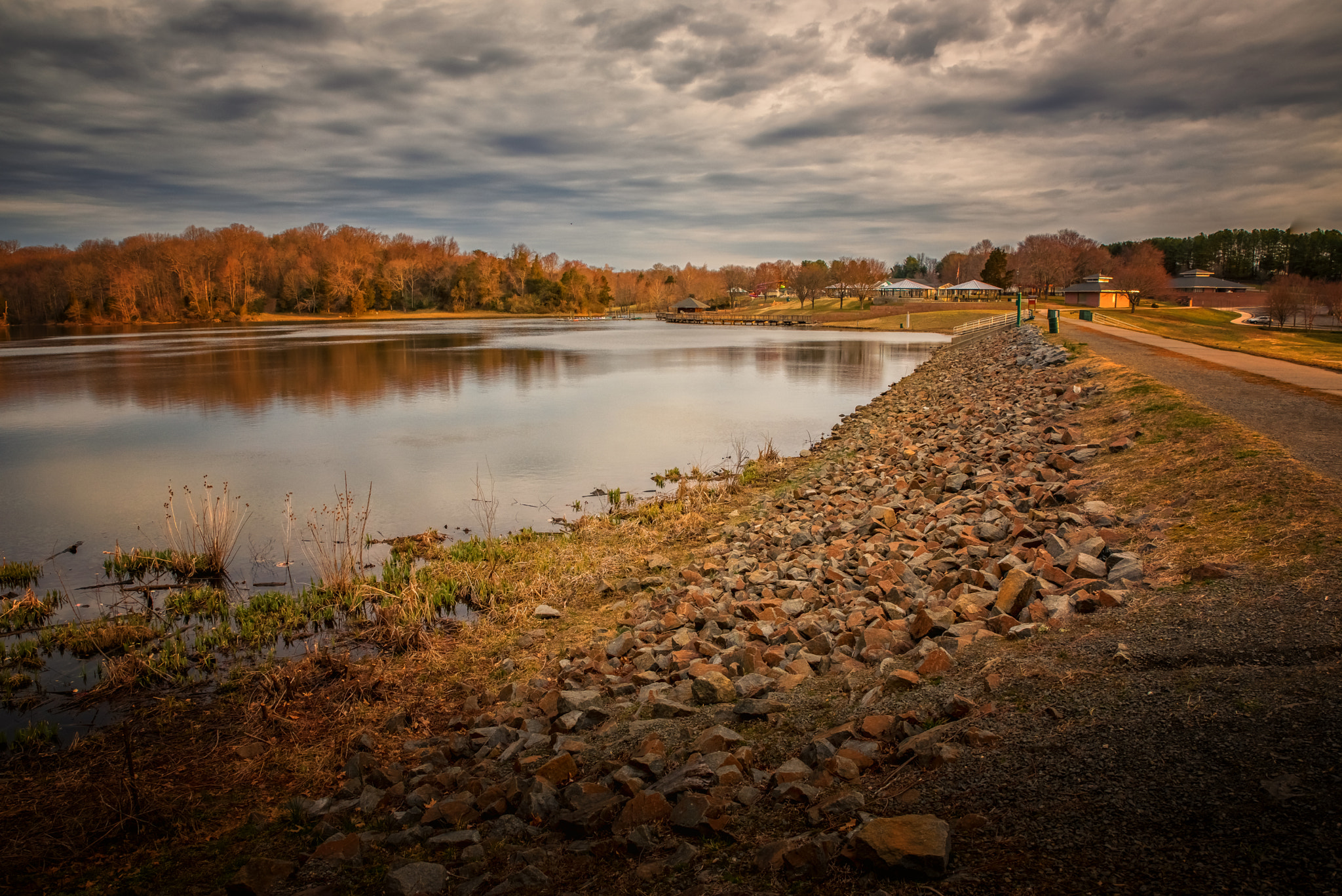 Tamron SP 24-70mm F2.8 Di VC USD sample photo. Lake fairfax cloudscape photography