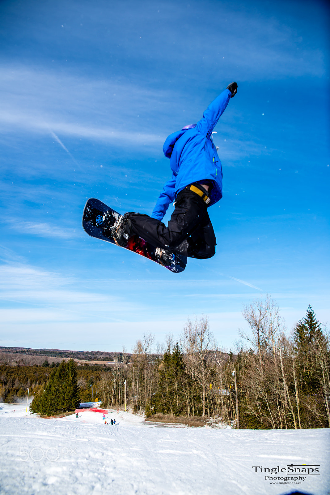 Nikon D600 + Sigma 24-70mm F2.8 EX DG HSM sample photo. Snowboard jump photography