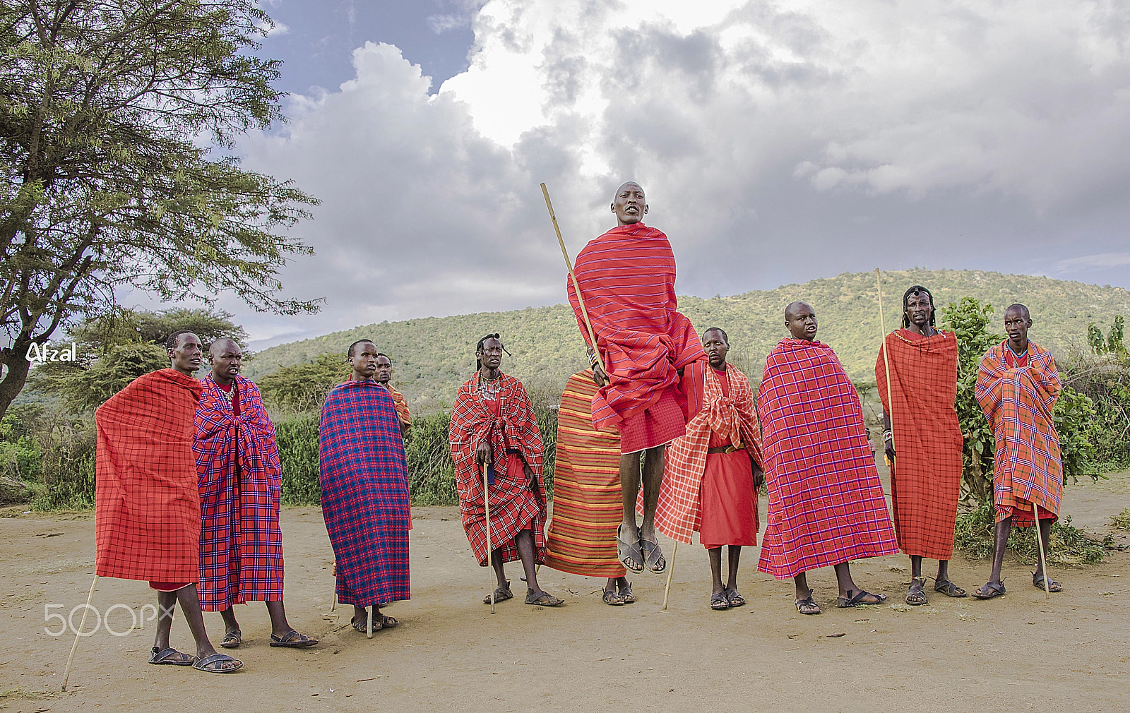 Nikon D810 sample photo. Famous masai dance photography