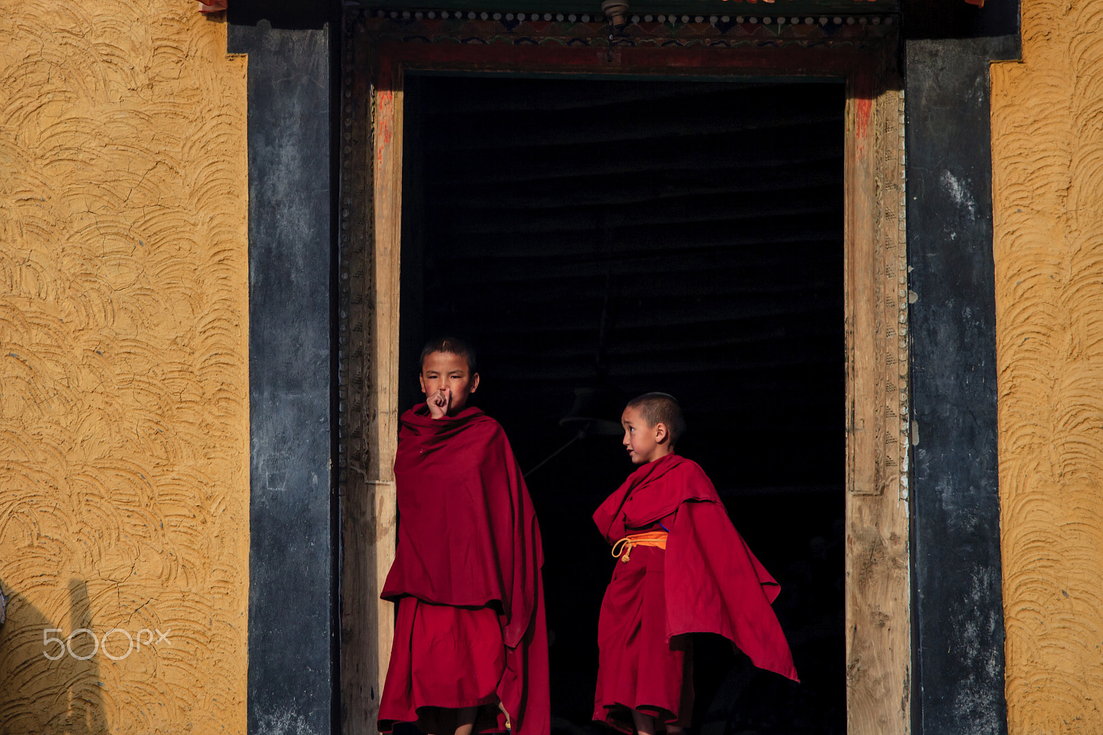 Canon EOS-1Ds Mark II sample photo. Young monk photography