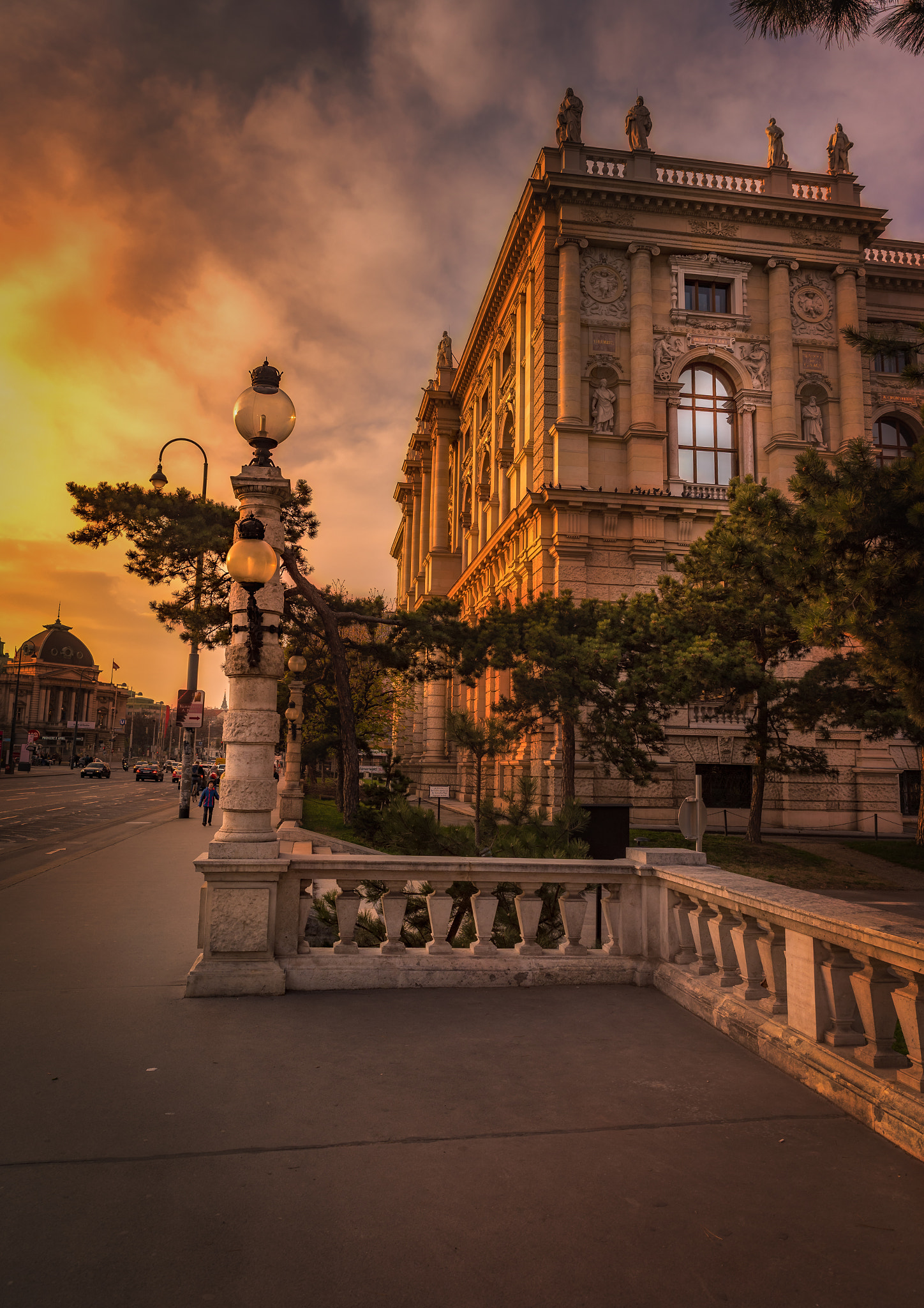 Tamron SP 24-70mm F2.8 Di VC USD sample photo. Sunset in wien photography