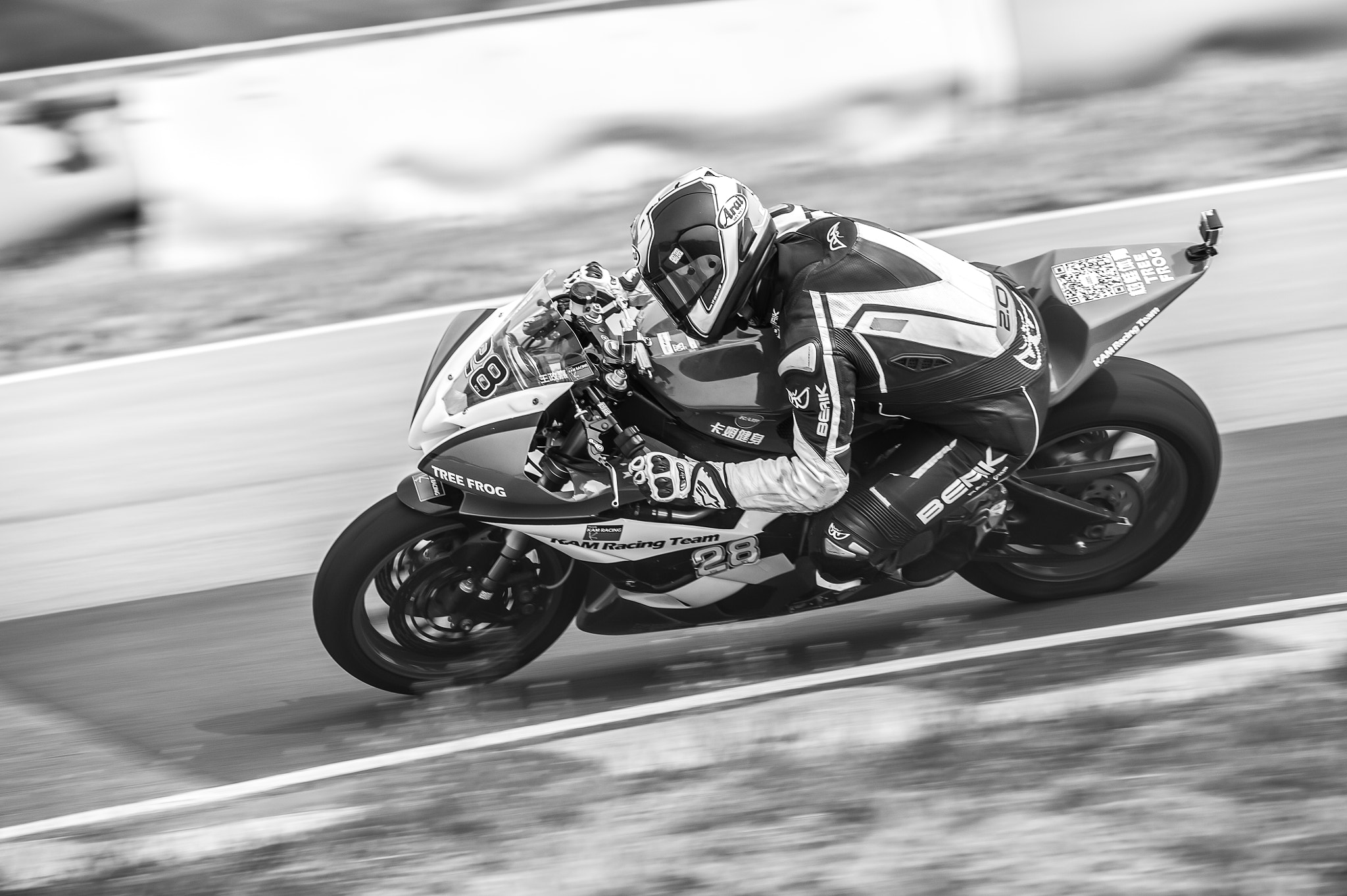 Nikon AF-S Nikkor 70-200mm F2.8G ED VR II sample photo. Moto gp photography