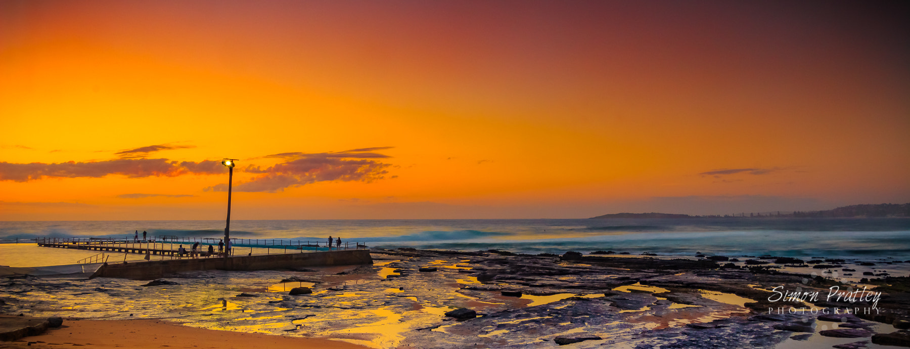 Canon EF-S 10-22mm F3.5-4.5 USM sample photo. Panoramic of north narrabeen beach at sunrise photography