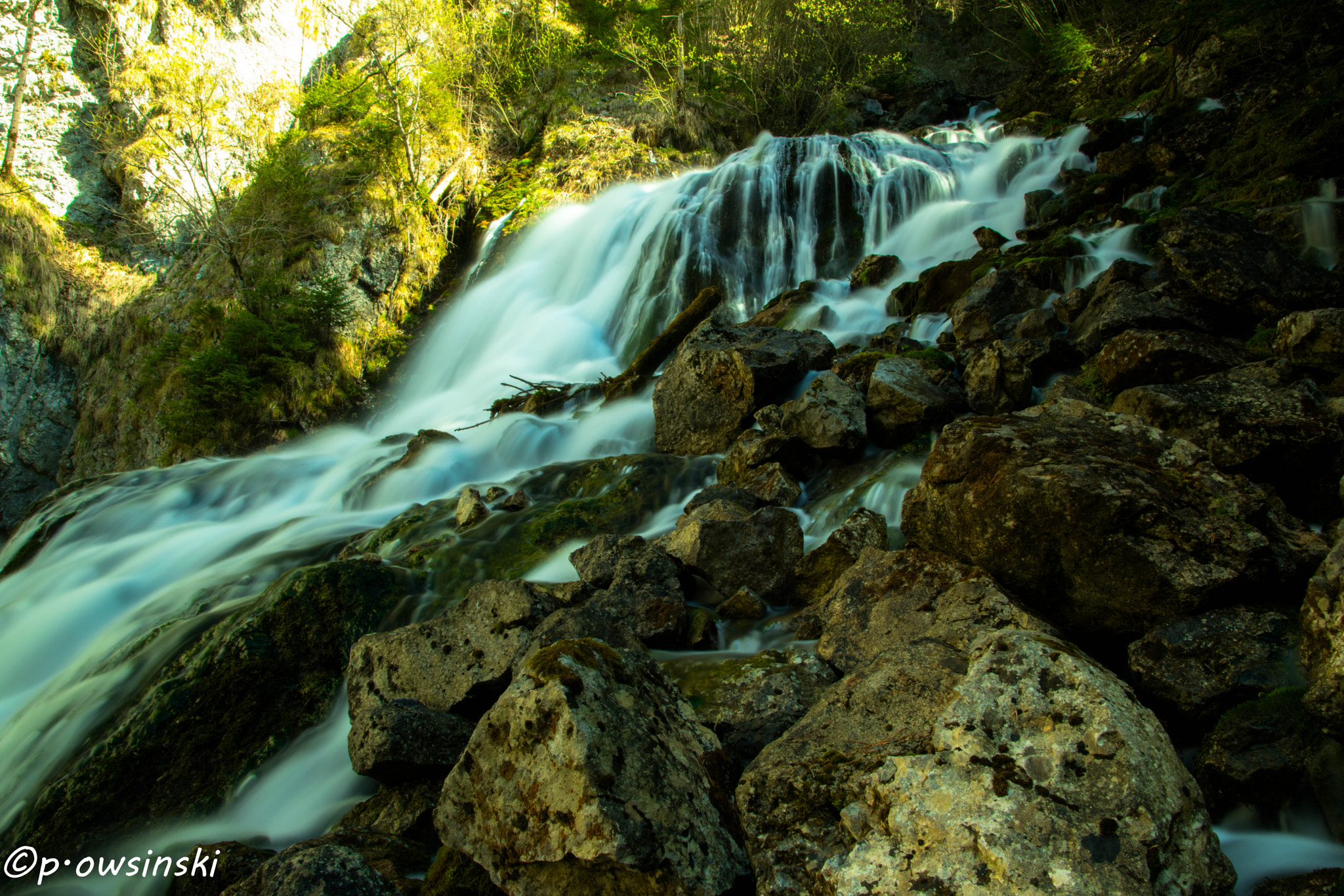 Nikon D5300 + Sigma 17-50mm F2.8 EX DC OS HSM sample photo. Waterfall from origin of river photography