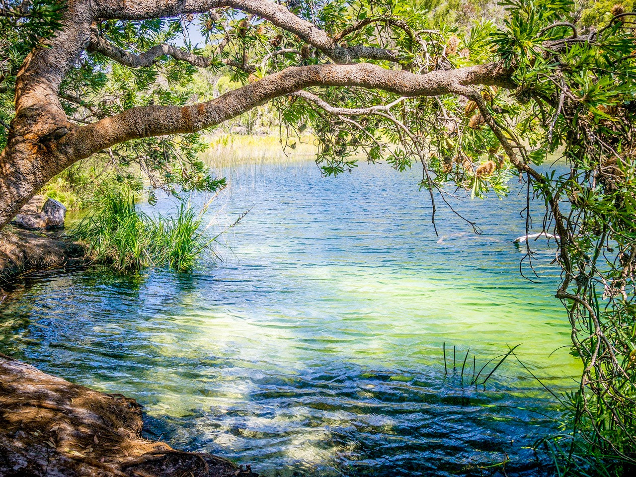 Sony E 18-200mm F3.5-6.3 OSS sample photo. Blue lake photography