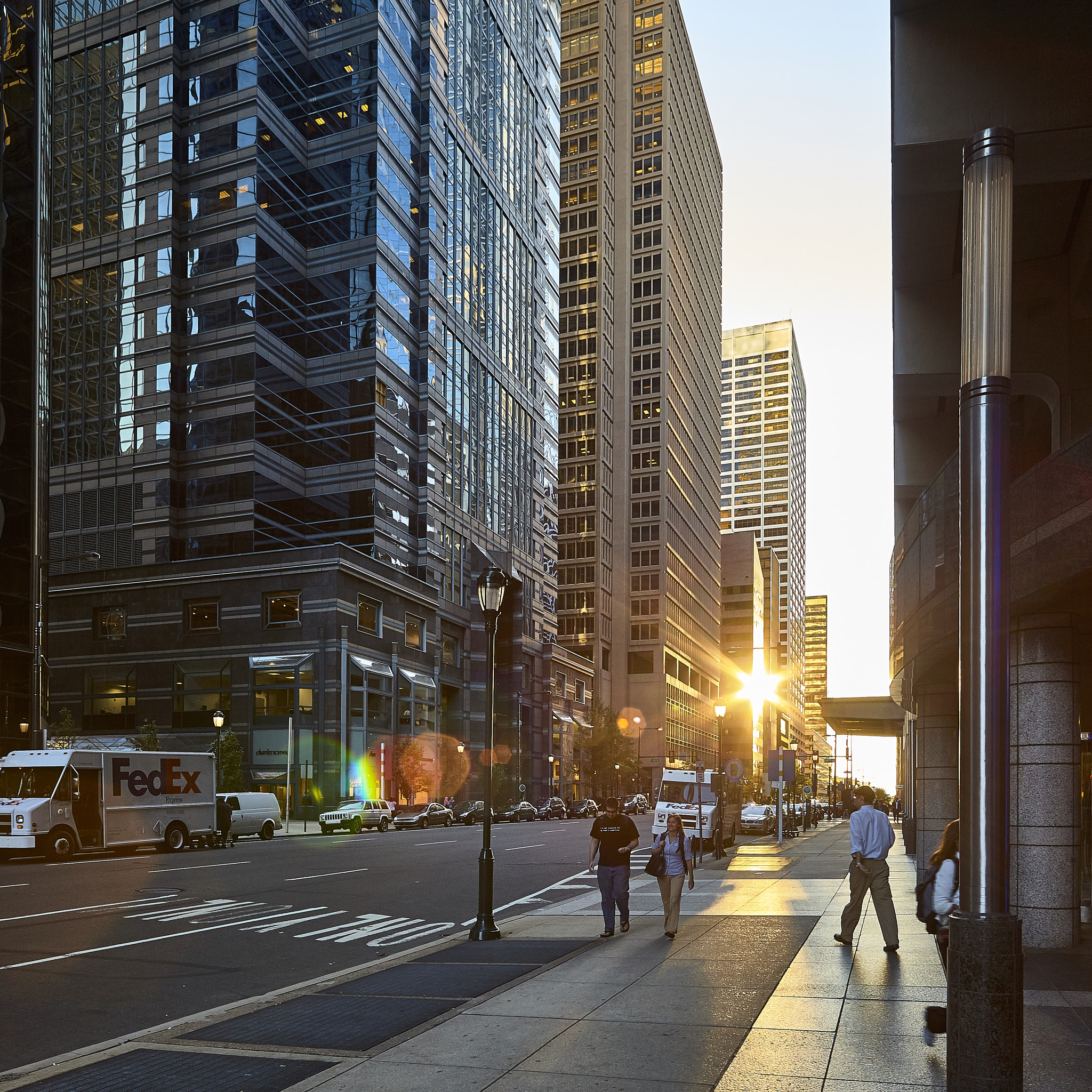 Canon EF 20mm F2.8 USM sample photo. Sunset at philadelphia, pennsylvania photography