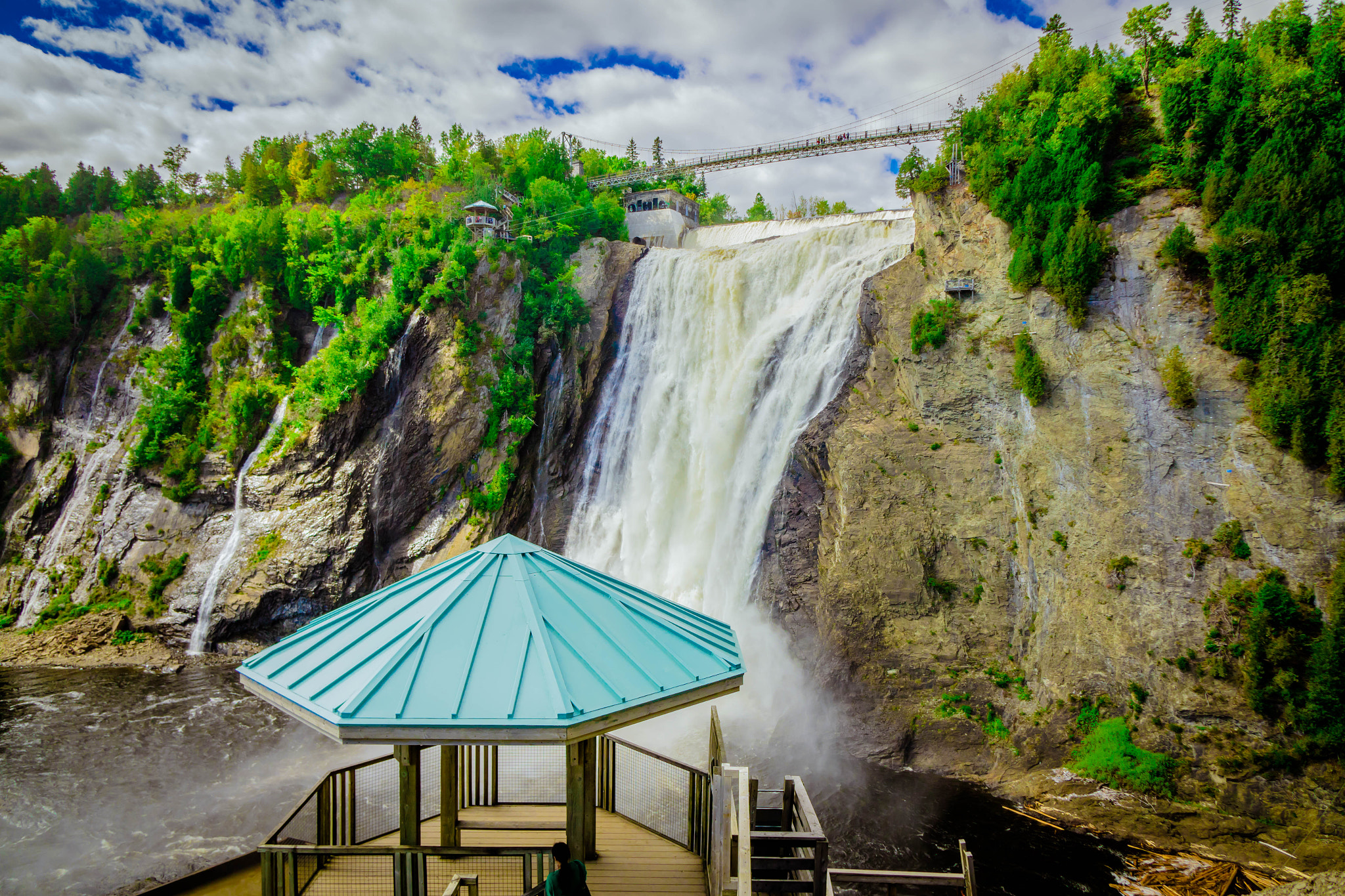 24-200mm F2.8 sample photo. Montmorency falls photography