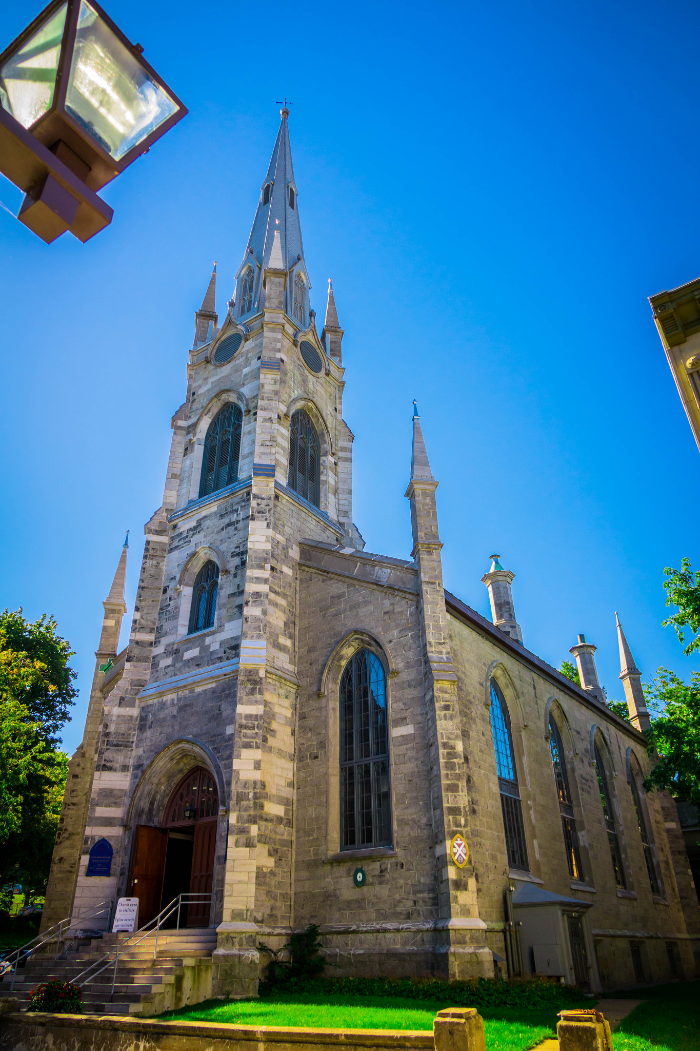 Sony Cyber-shot DSC-RX10 II sample photo. A church around old quebec photography