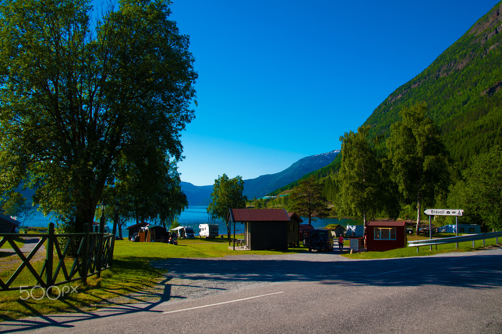 Nikon D5000 sample photo. Bråvoll camping in kinsarvik, hardanger. photography