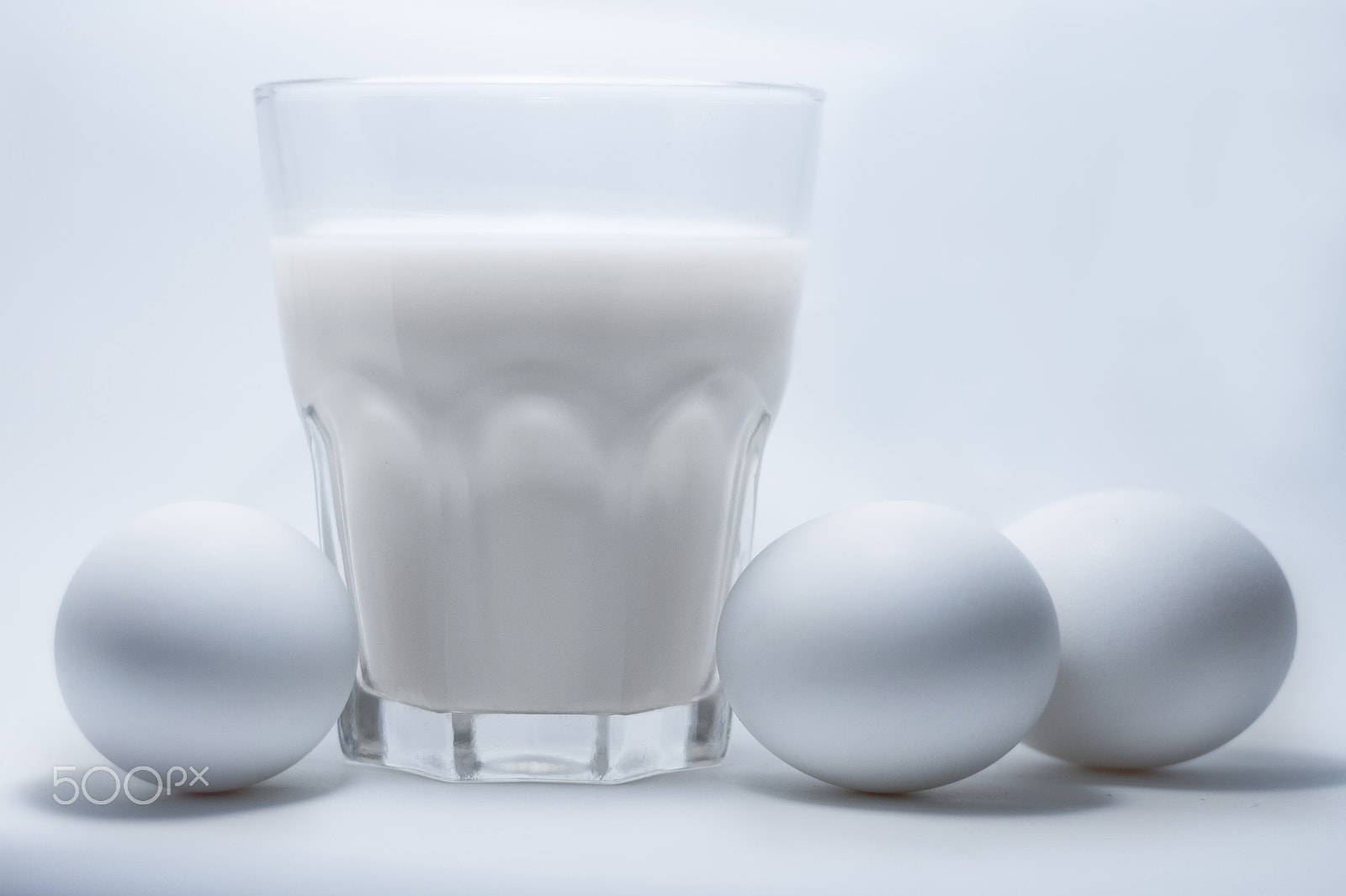 Canon EOS 7D + Canon EF 50mm F1.8 STM sample photo. Milk in a glass jar and eggs photography