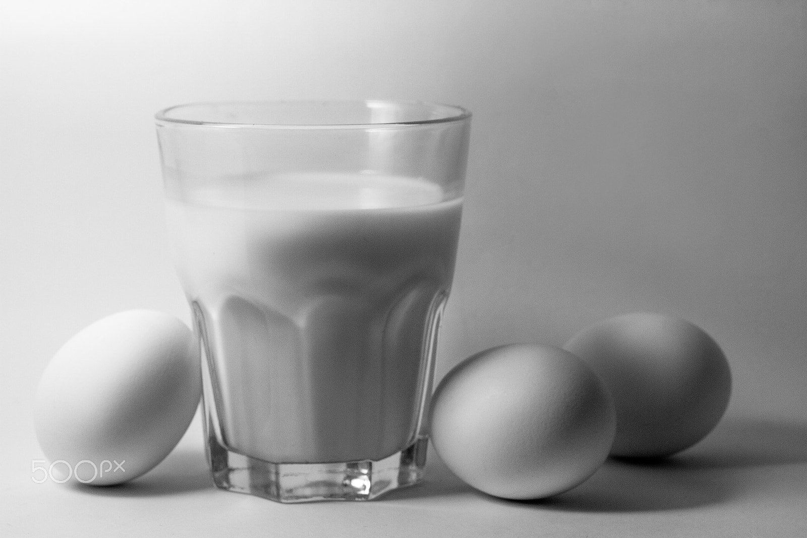 Canon EOS 7D sample photo. Milk in a glass jar and eggs photography