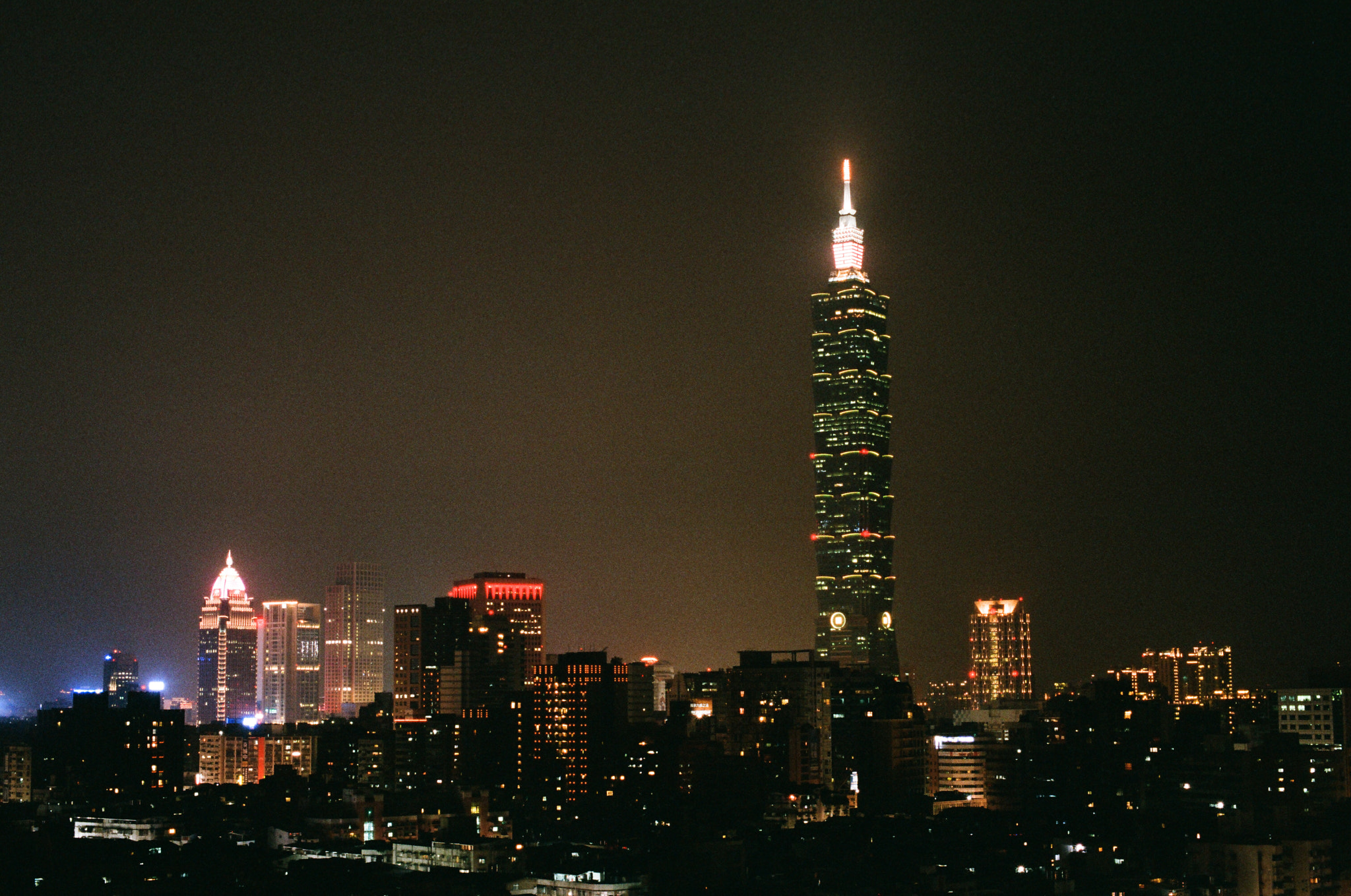 Taipei 101 night view