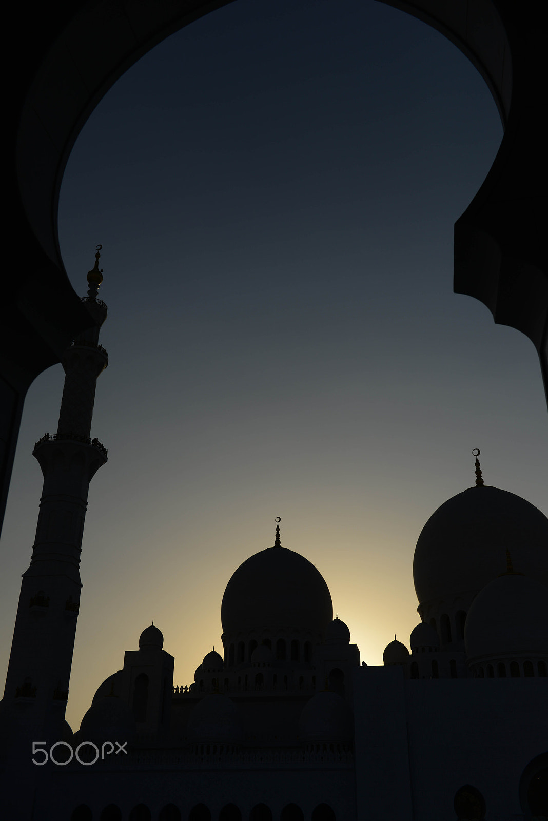 Nikon AF-S Nikkor 24-70mm F2.8G ED sample photo. Mosque at dusk photography