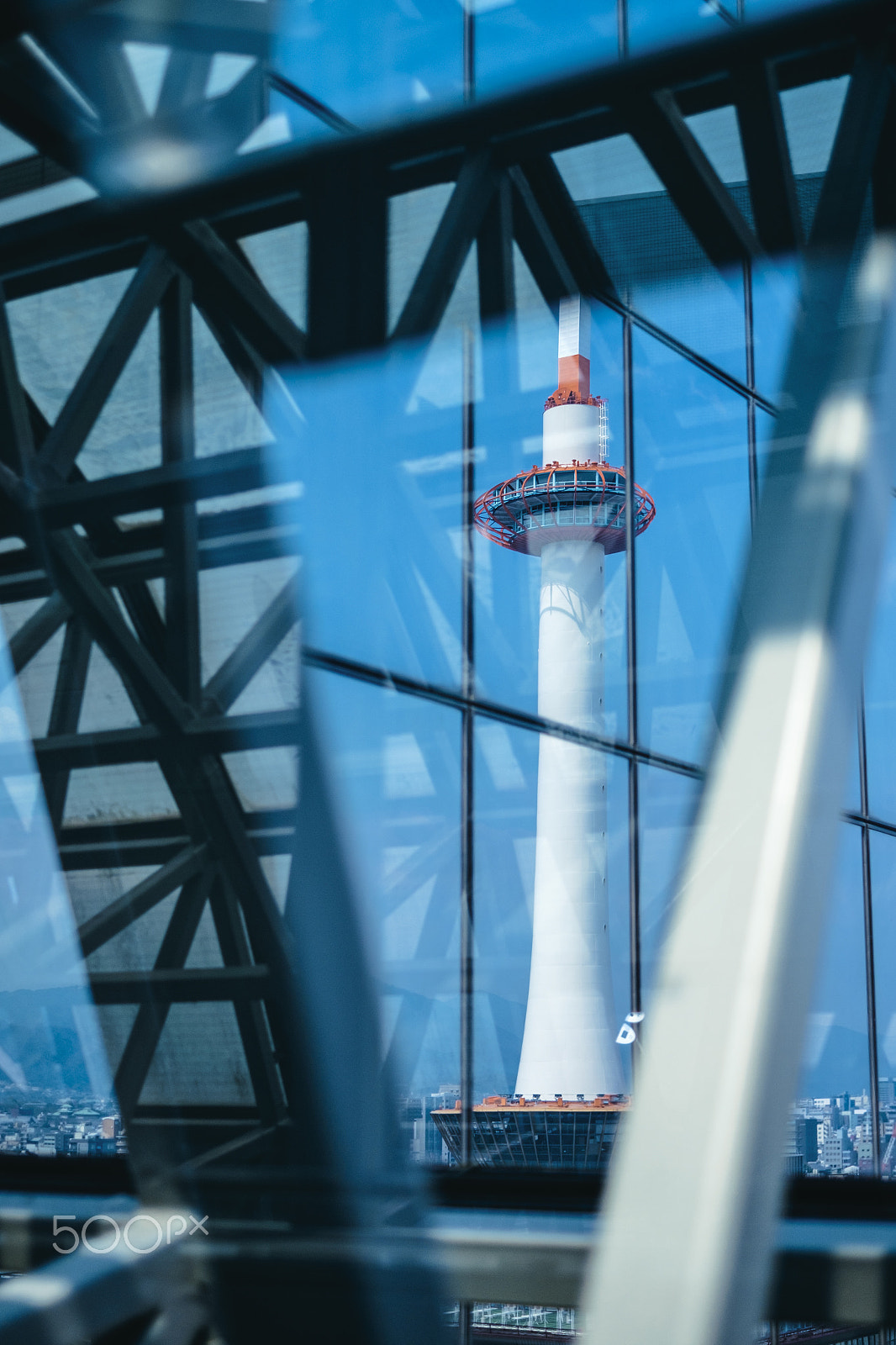 Fujifilm X-T1 sample photo. Kyoto tower photography