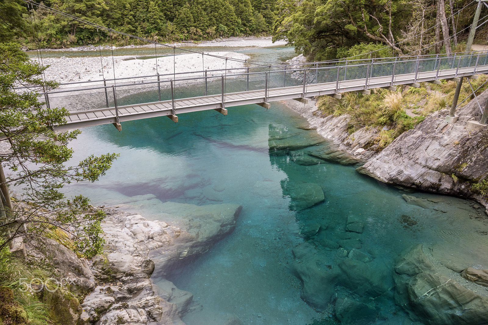 Sigma 17-50mm F2.8 EX DC OS HSM sample photo. Blue pools, new zealand photography