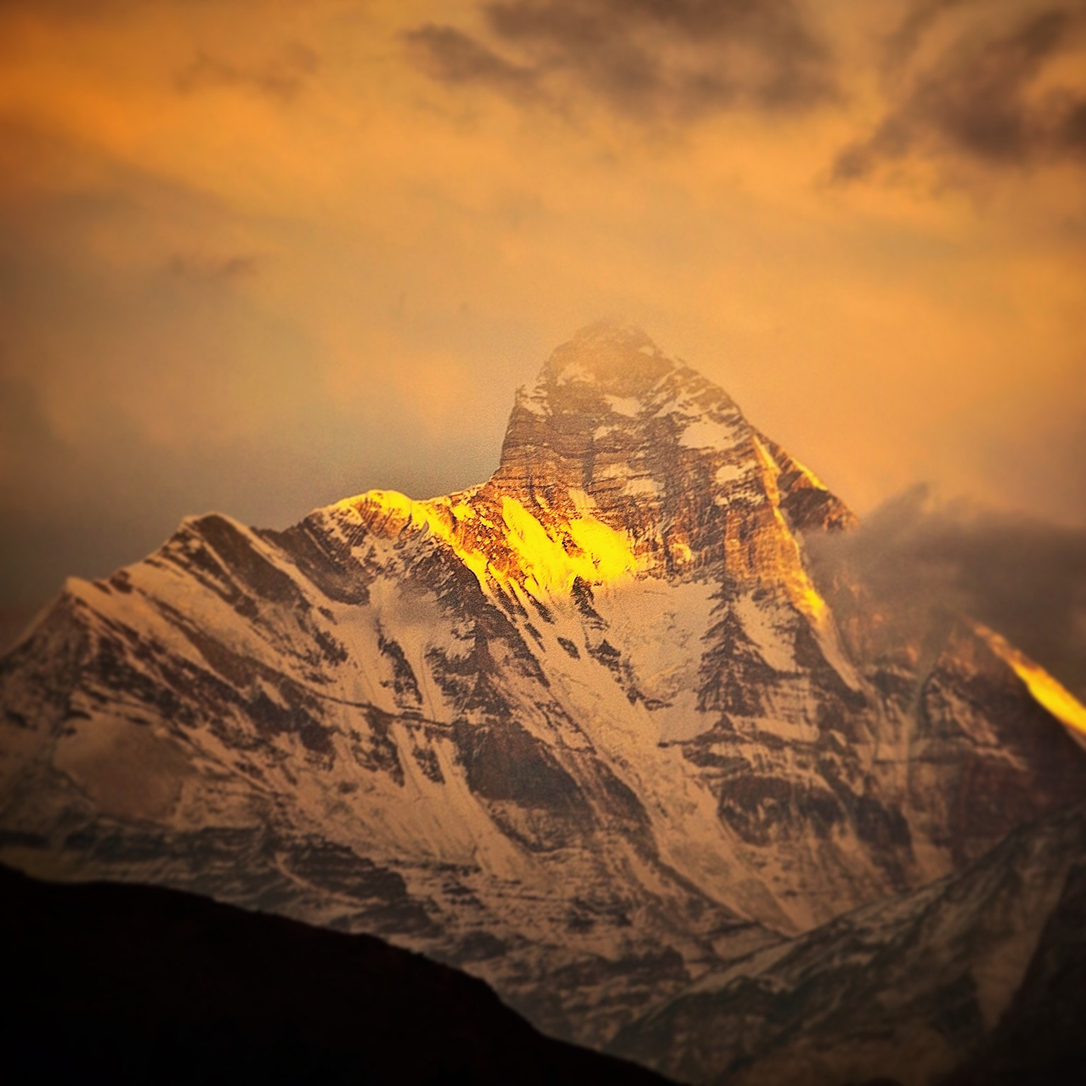 Nikon D90 sample photo. Nanda devi peak photography