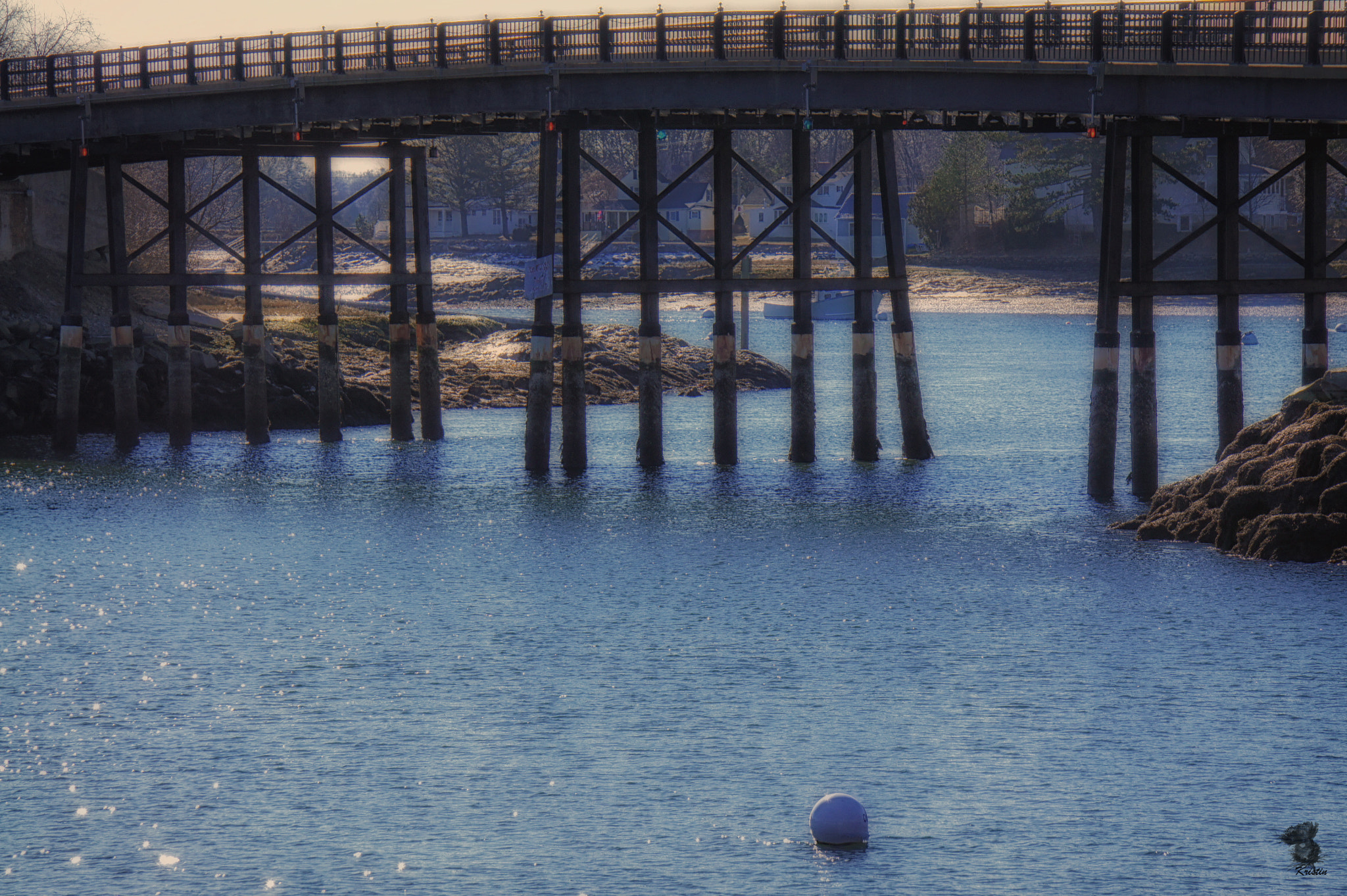 Sony E 55-210mm F4.5-6.3 OSS sample photo. Peirce island bridge photography
