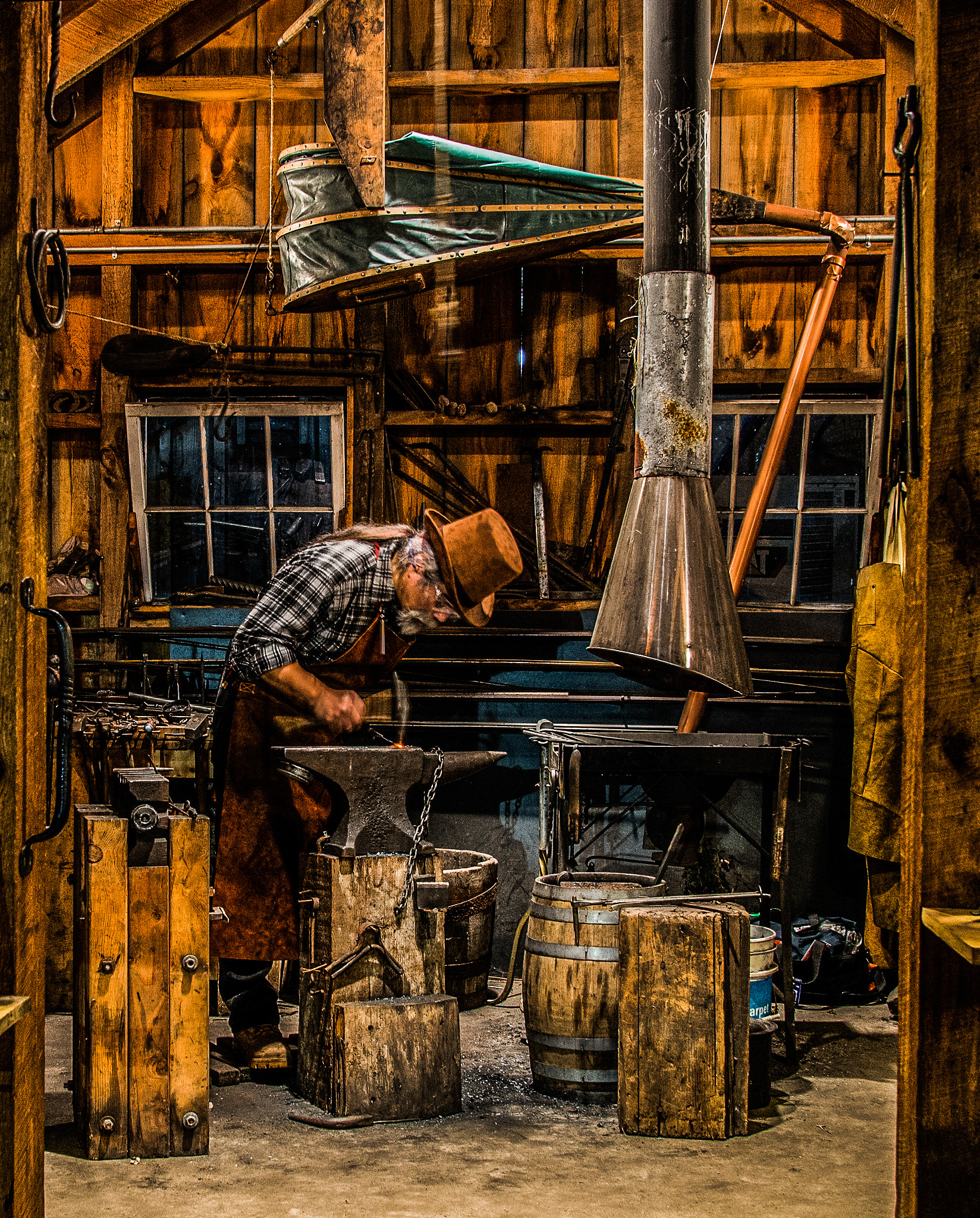 Nikon D610 sample photo. A blacksmith at work photography