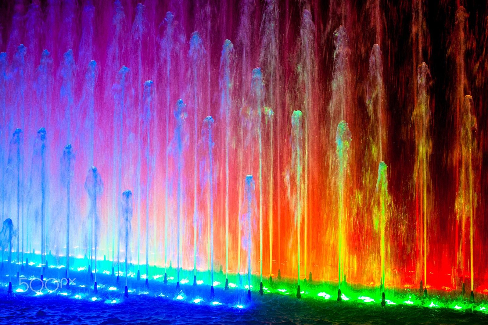 Canon EF-S 18-55mm F3.5-5.6 IS sample photo. Water colours dance photography