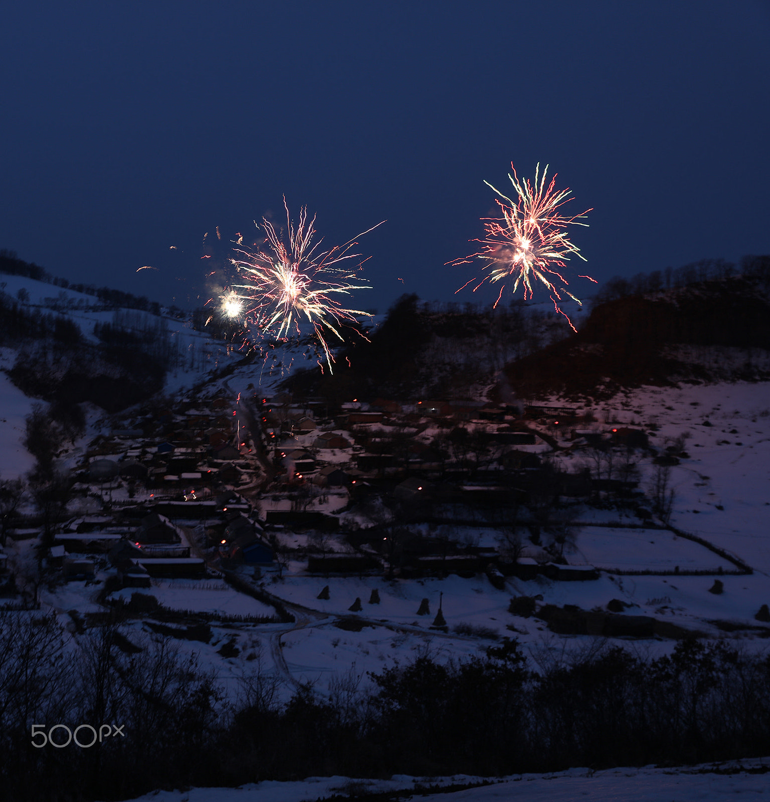 Canon EF 24-70mm F2.8L II USM sample photo. Rural festival fireworks photography