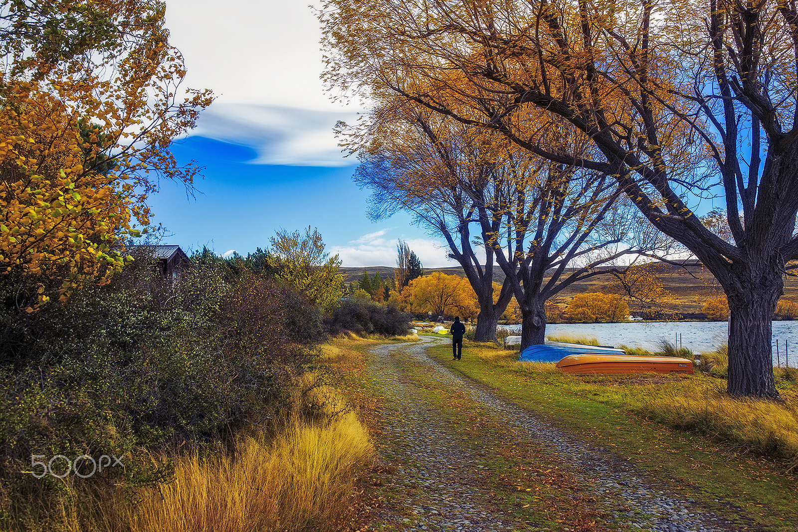 Canon EF 35mm F1.4L II USM sample photo. South island autumn colors photography