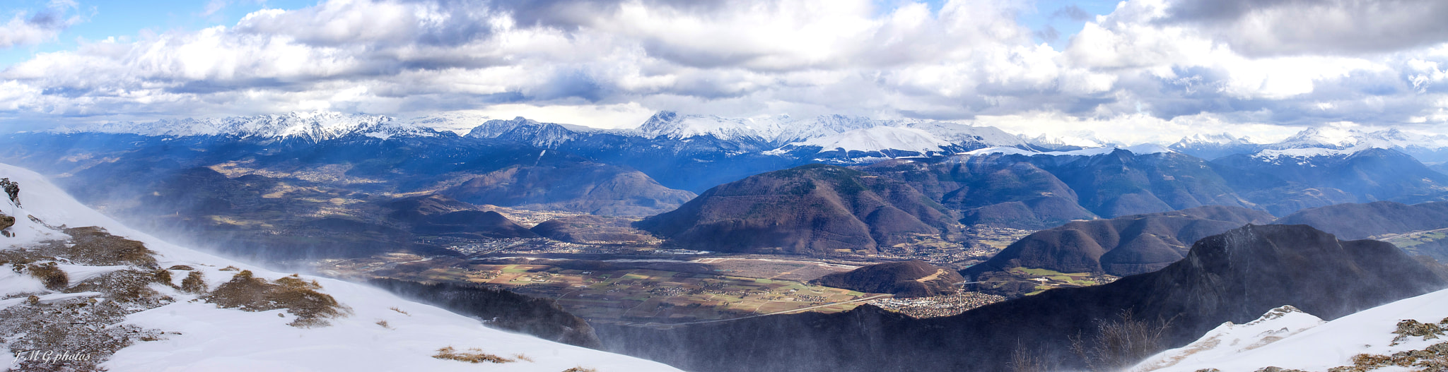 Pentax K-x sample photo. Panorama depuis le col de l'arc photography