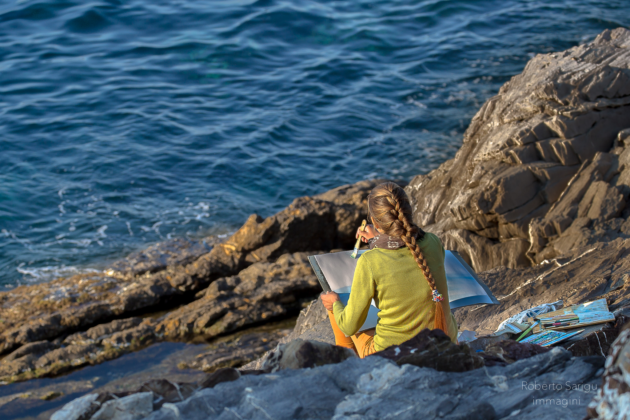 Canon EF 70-300mm F4-5.6L IS USM sample photo. Disegnando il mare photography