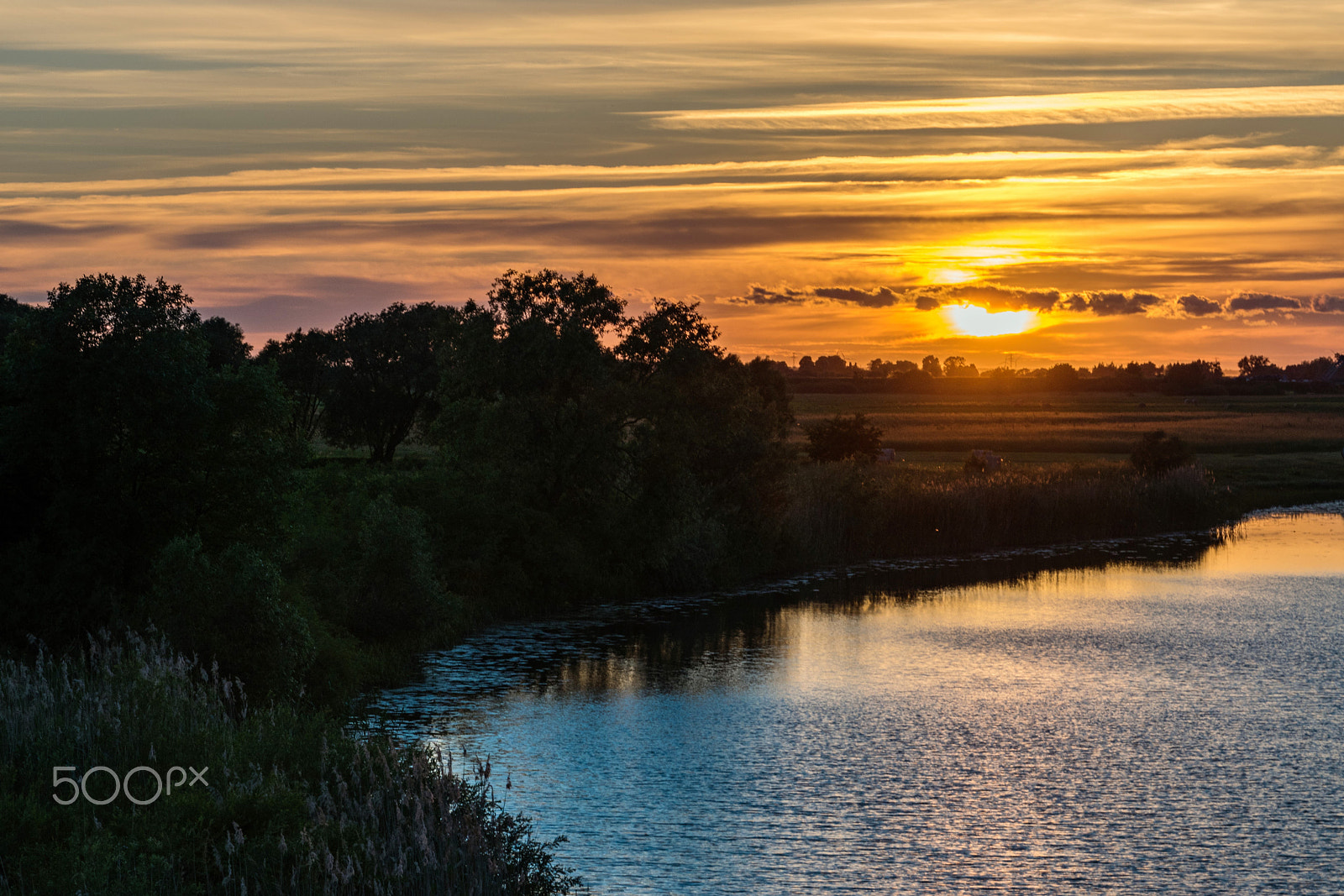 Nikon D5500 sample photo. Sunset on the river photography