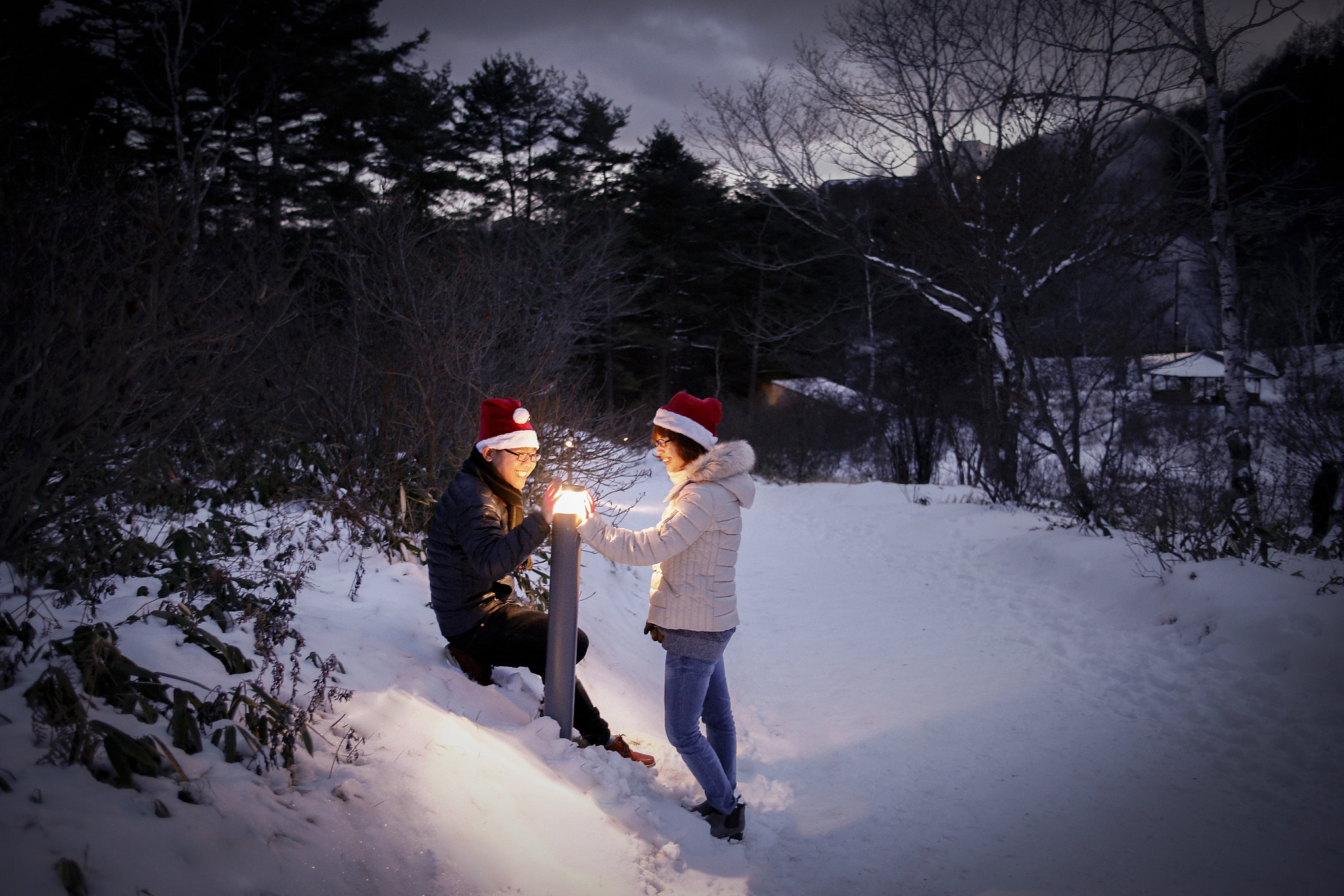 Canon EOS 6D + EF28-70mm f/2.8L USM sample photo. Warm snow photography