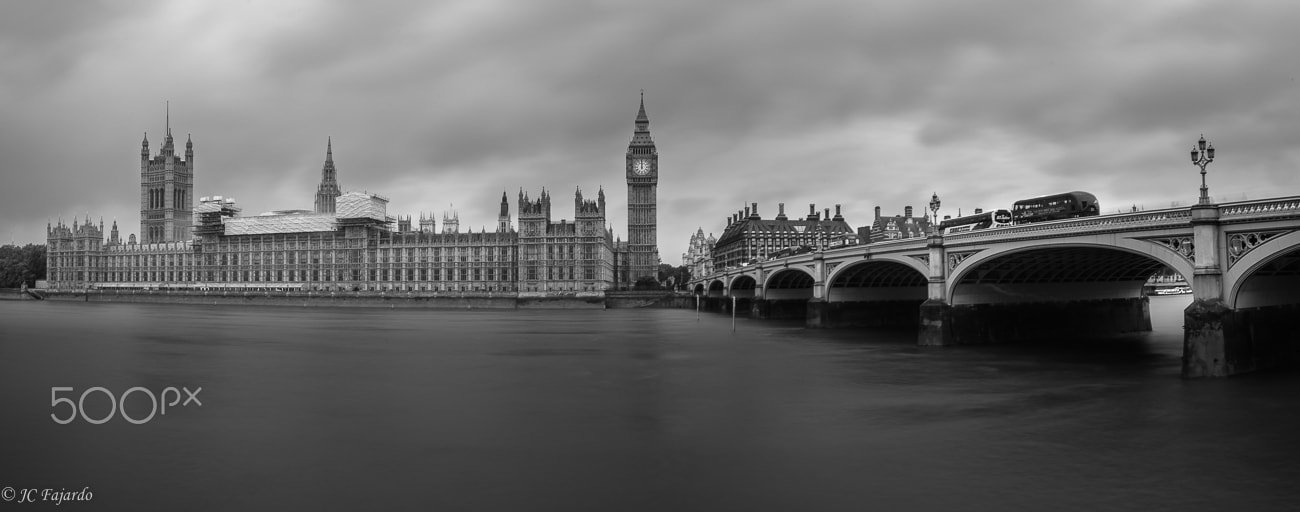 Nikon AF-S Nikkor 16-35mm F4G ED VR sample photo. Westminster in b&w photography