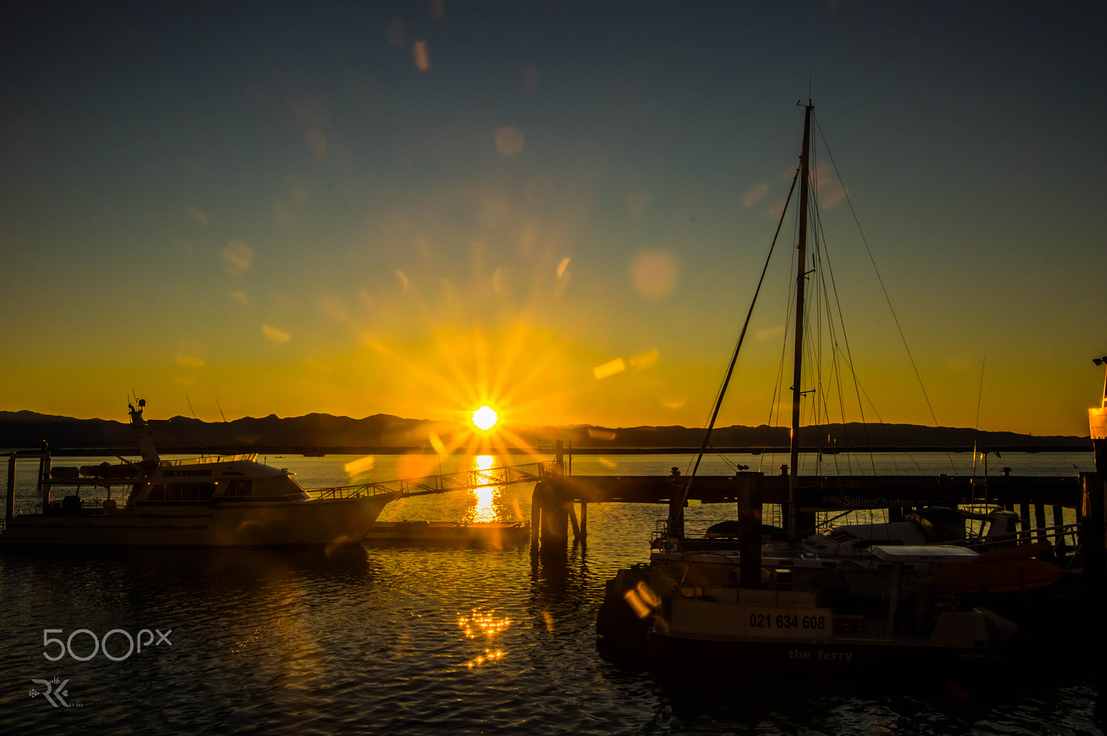 Pentax K-3 sample photo. Sunset @ nelson port photography