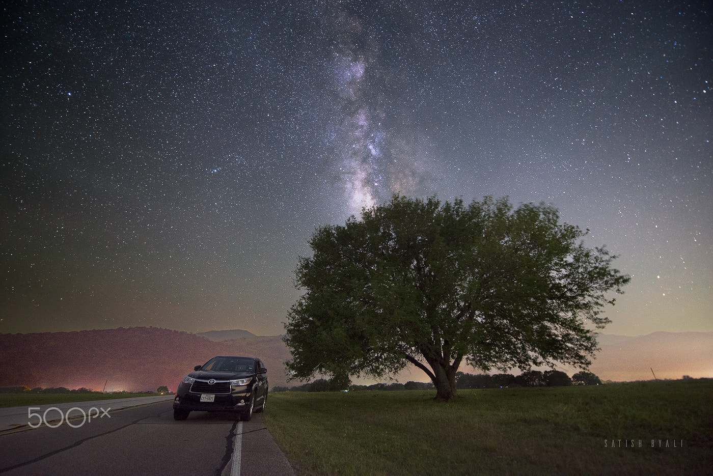Nikon D800 sample photo. Parked and relaxing under milky way photography