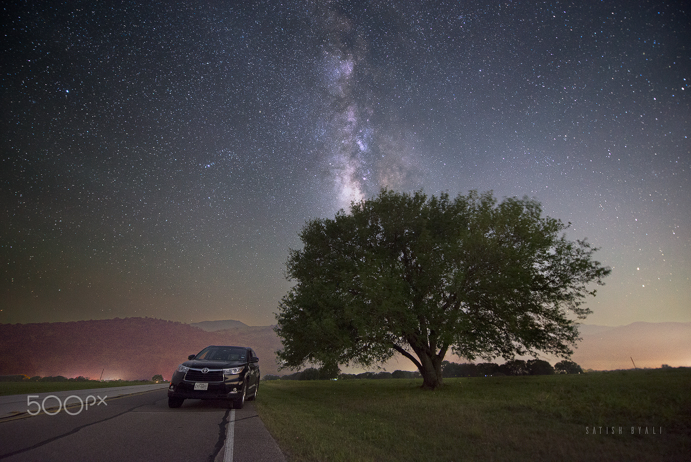 Nikon AF-S Nikkor 14-24mm F2.8G ED sample photo. Parked and relaxing under milky way photography