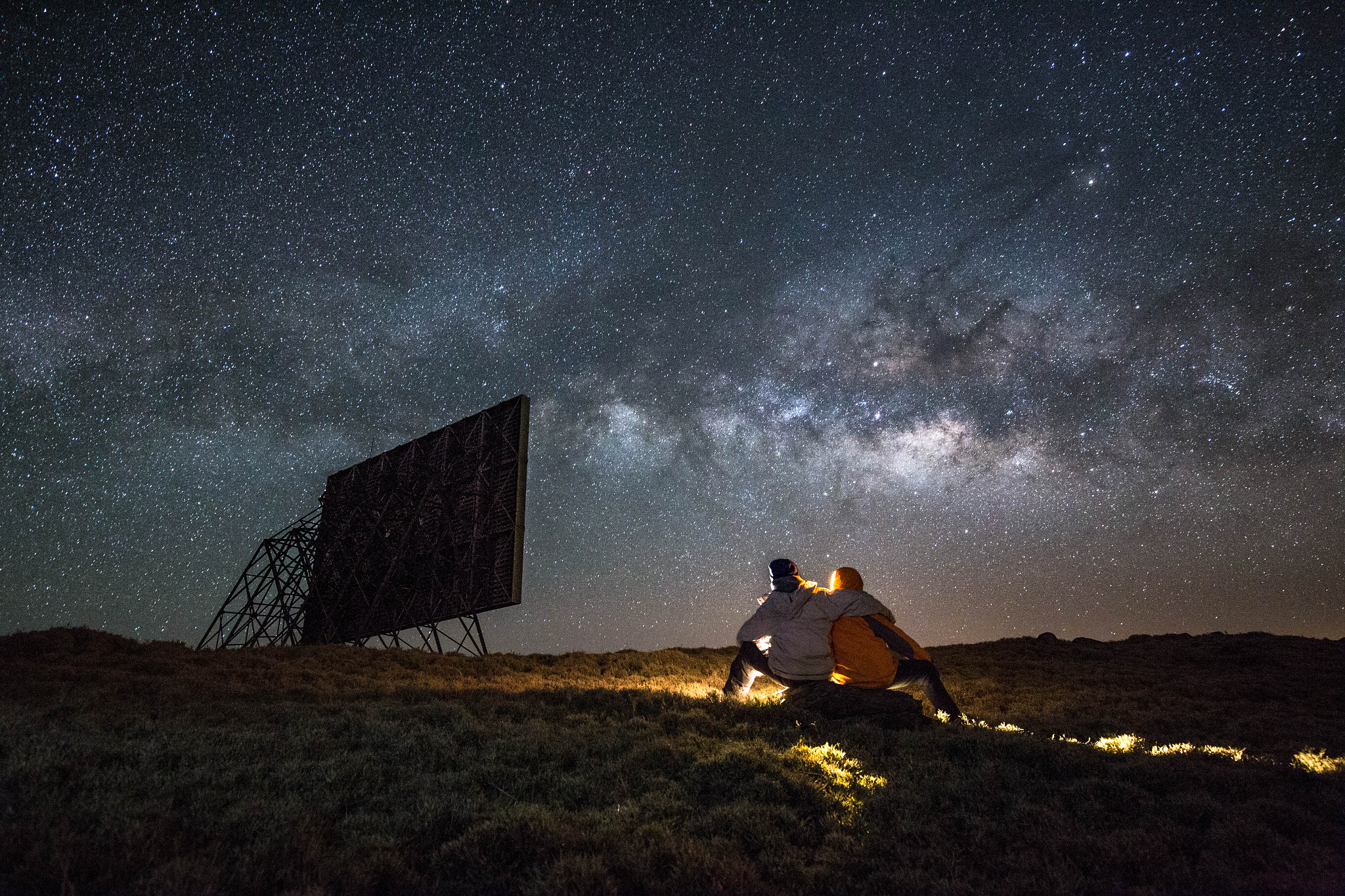 Canon EF 16-35mm F4L IS USM sample photo. 合歡山北峰反光板銀河 milk way galaxy photography