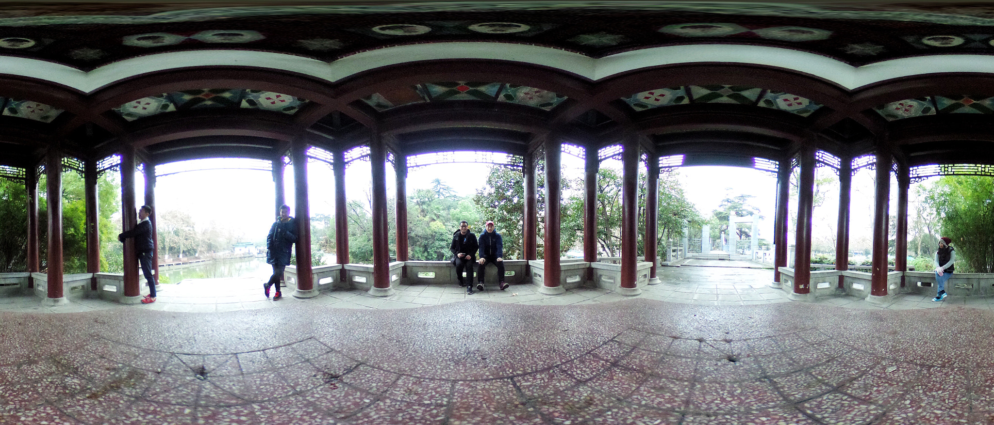 Ricoh Theta S sample photo. @zhongshanpark,wuhan photography